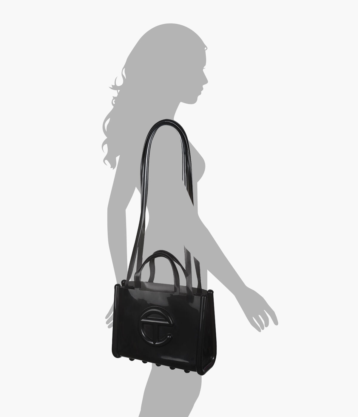 MELISSA MELISSA X TELFAR MEDIUM JELLY SHOPPER Rubber Browns Shoes
