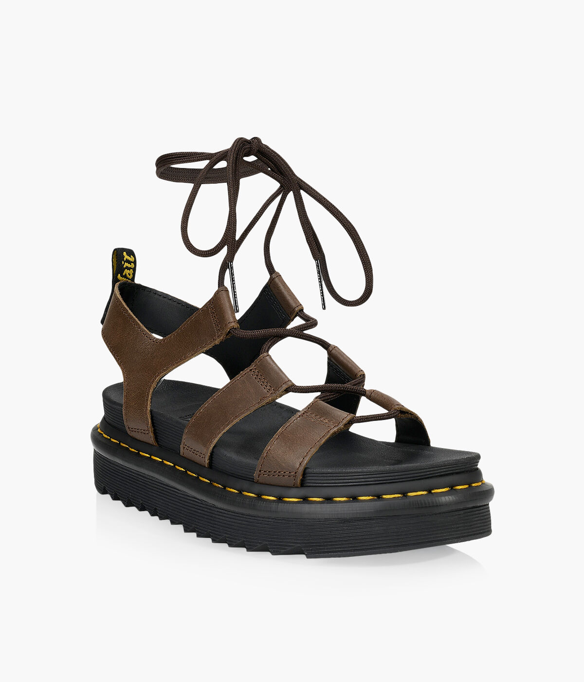 DR. MARTENS NARTILLA Leather Browns Shoes