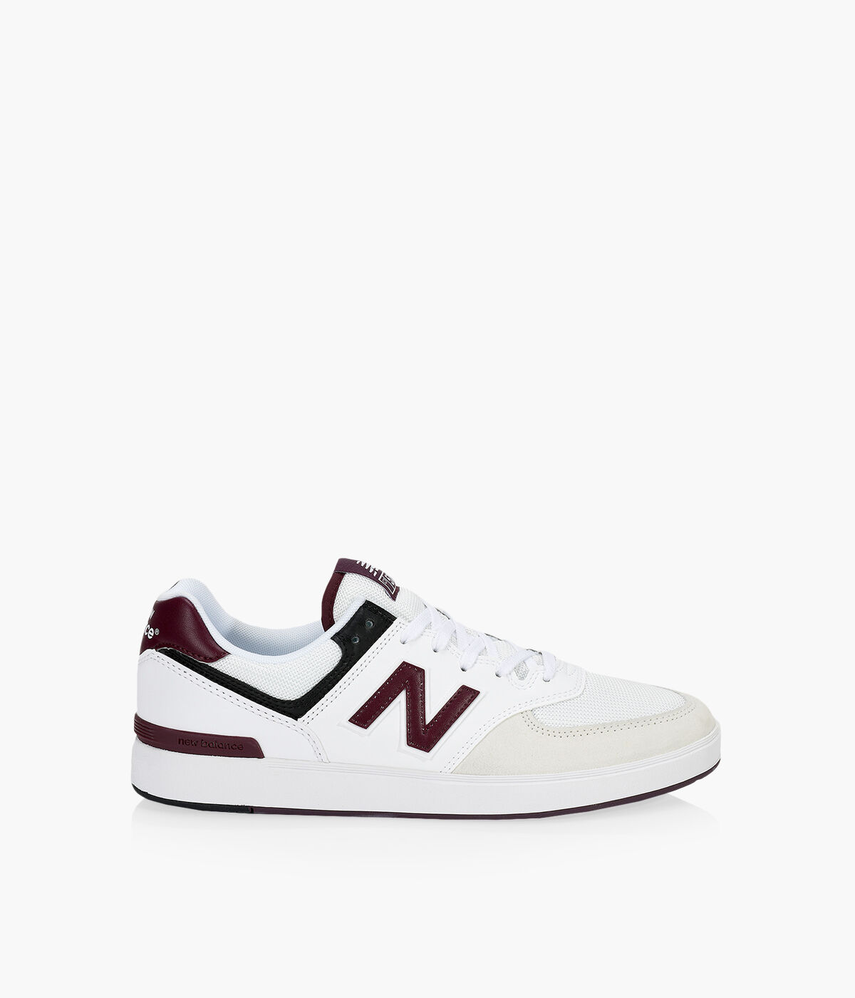 New balance 300 white leather hot sale