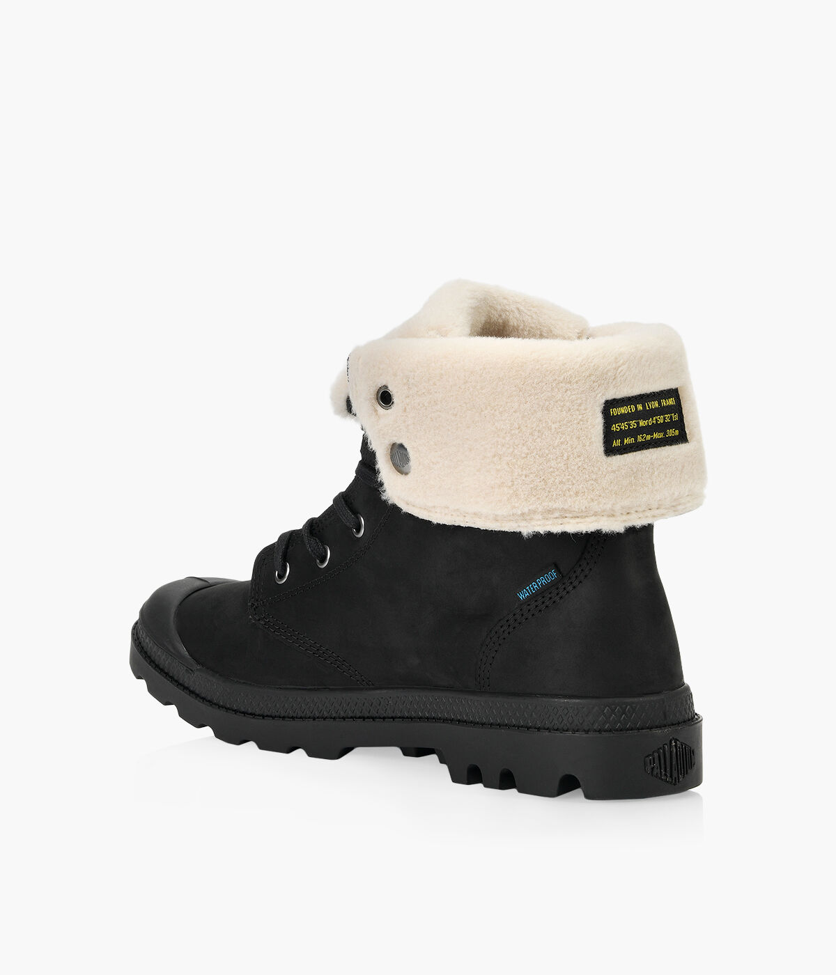 PALLADIUM BAGGY LEATHER Black Leather Browns Shoes