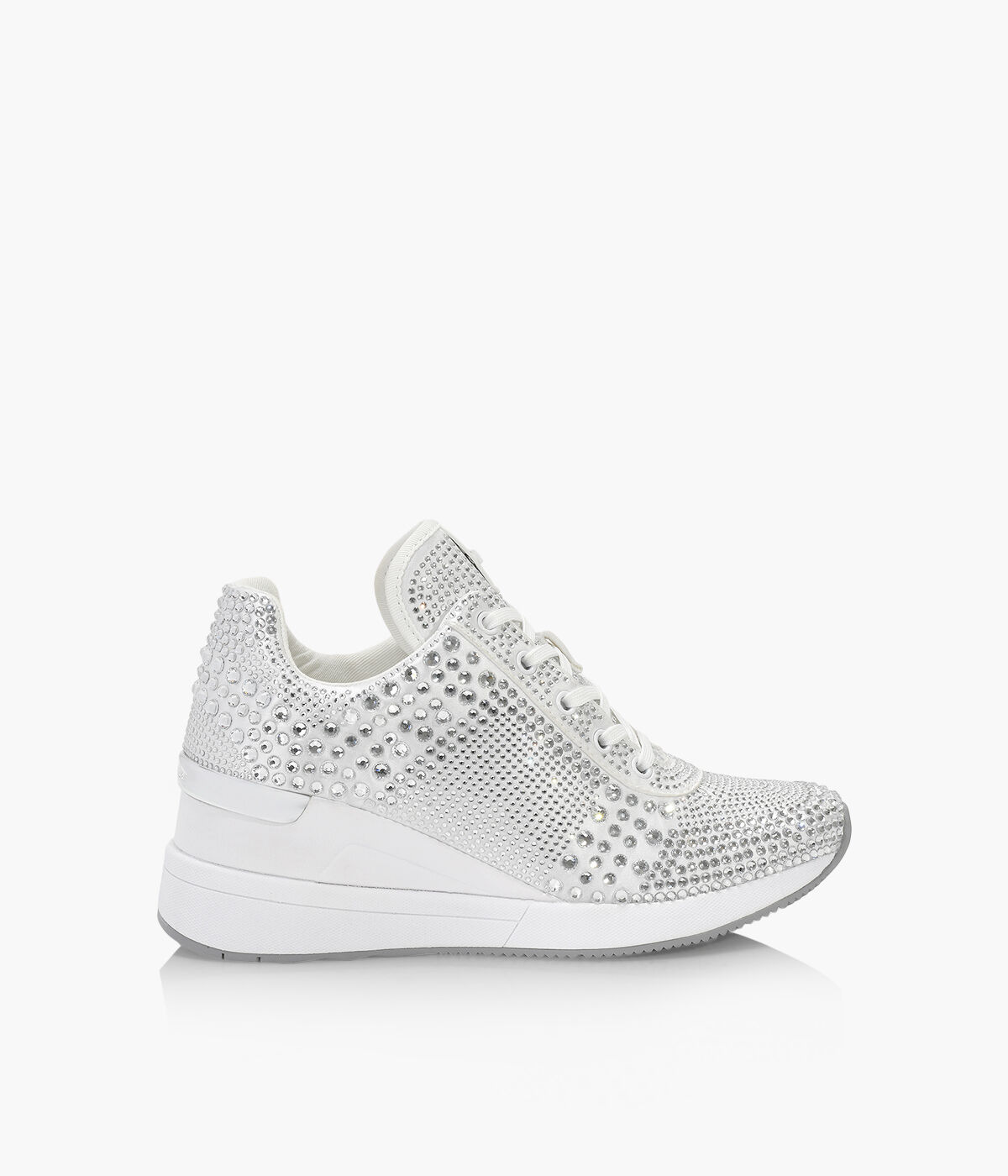 MICHAEL MICHAEL KORS GEORGIE CRYSTAL TRAINER White Browns Shoes