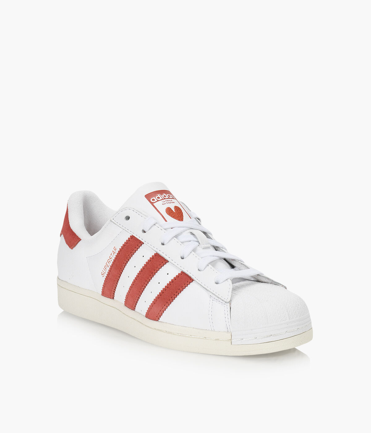 Superstar shoes in red on sale colour