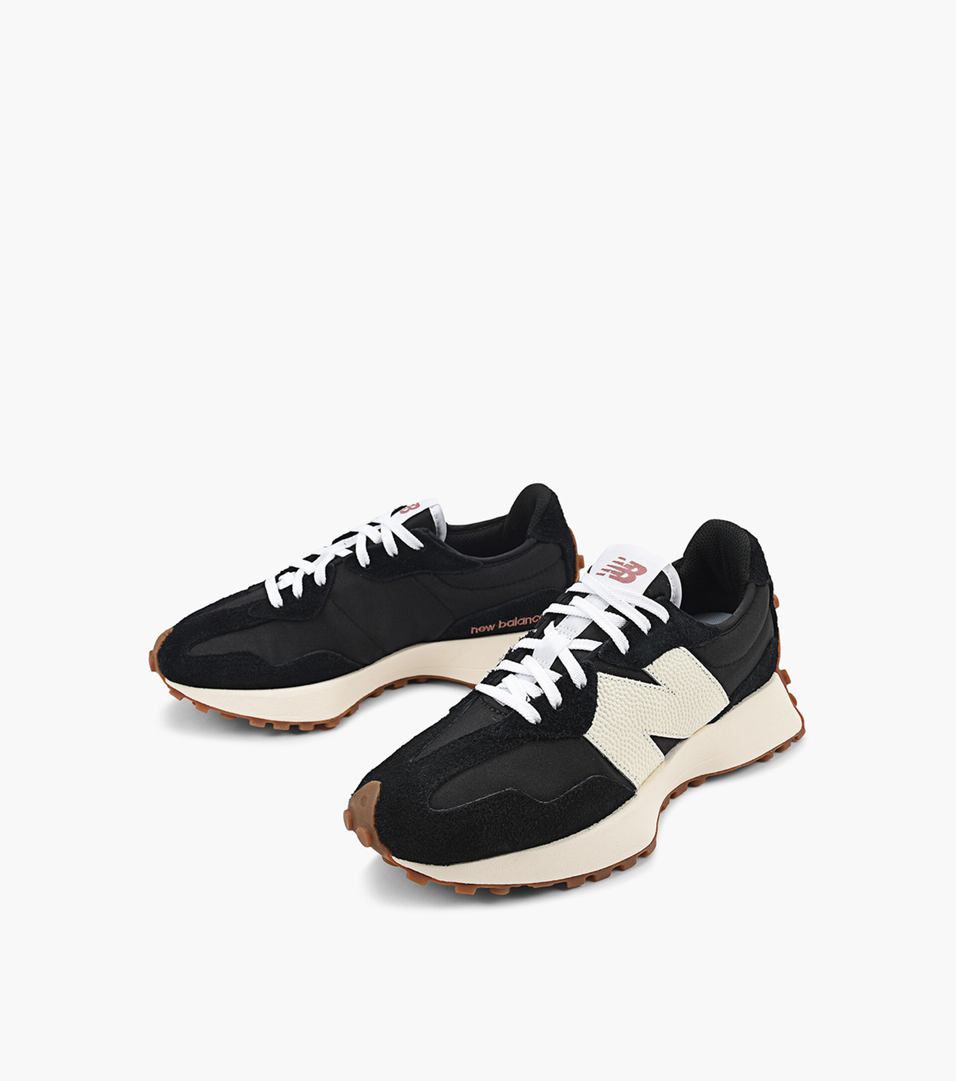 NEW BALANCE 327 Black Browns Shoes