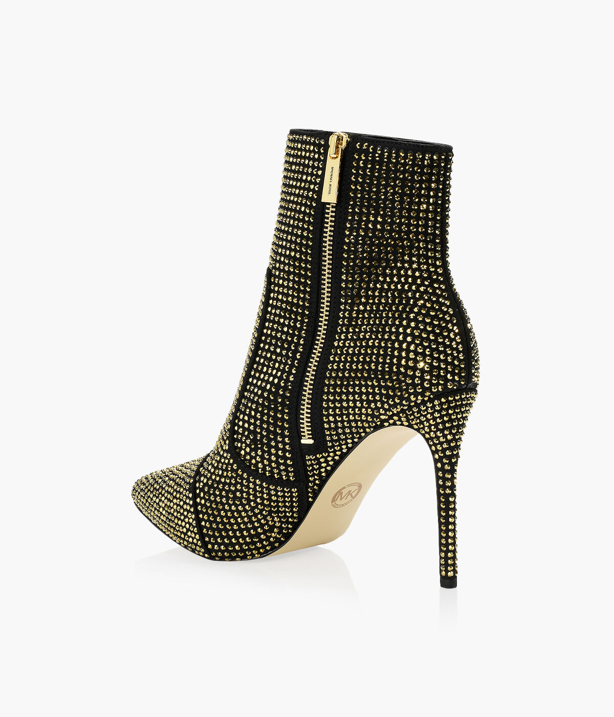 MICHAEL MICHAEL KORS RUE STILETTO BOOTIE Black Suede Browns Shoes