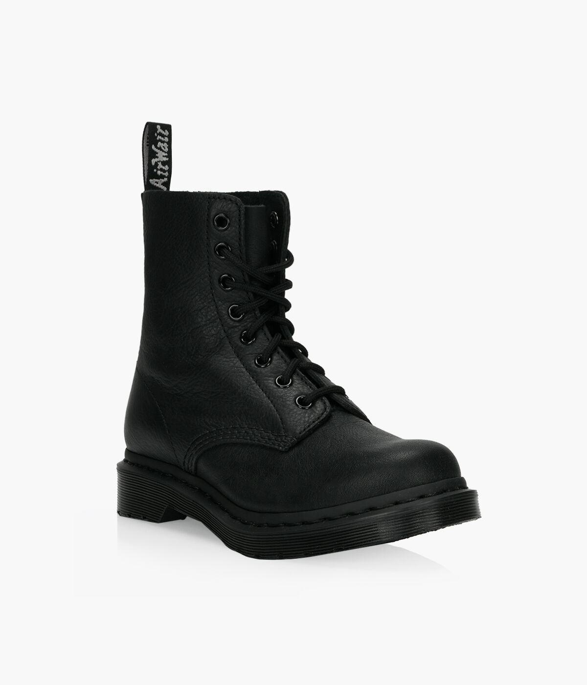 DR. MARTENS 1460 PASCAL MONO LACEUP Black Leather Browns Shoes