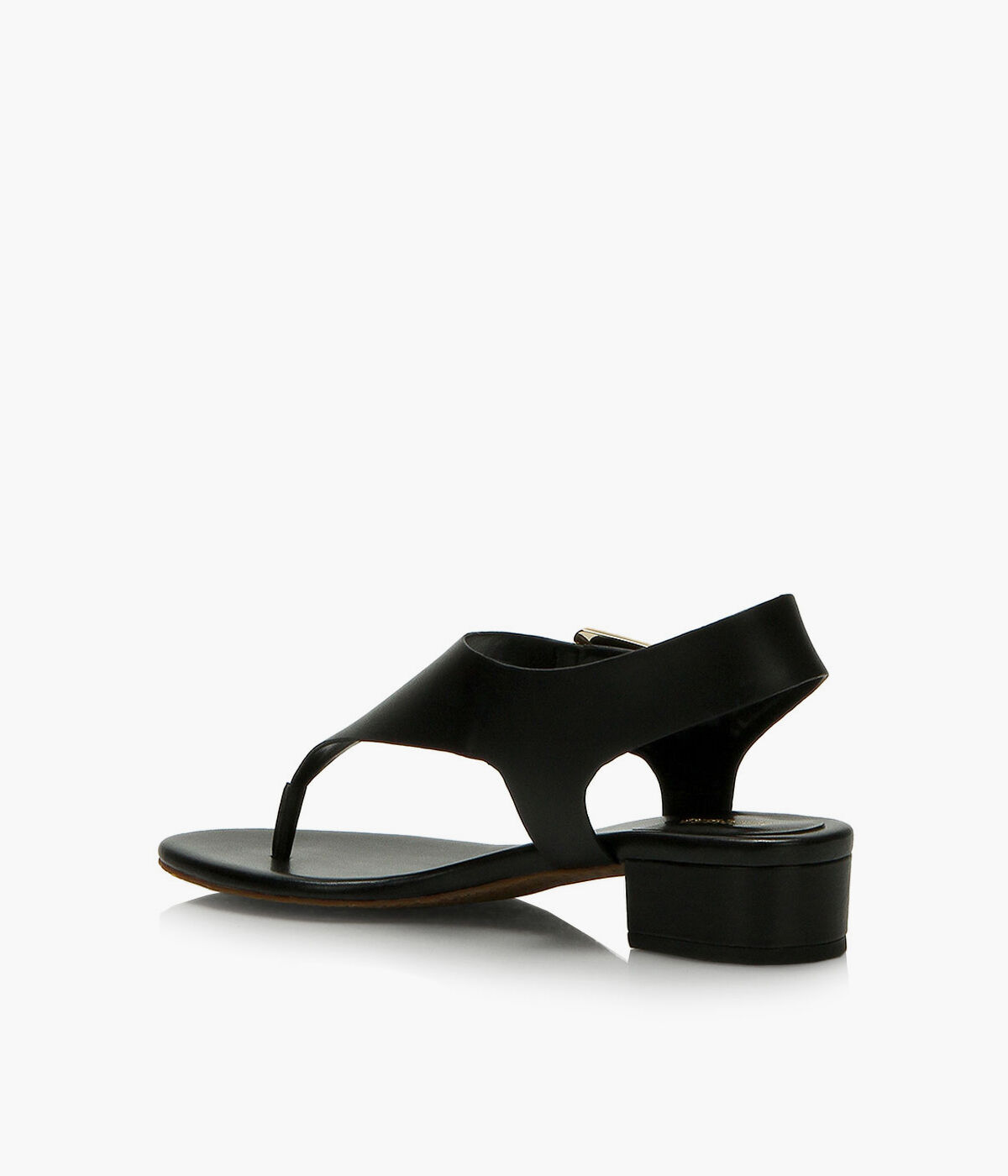 MICHAEL MICHAEL KORS LONDON THONG Black Leather Browns Shoes