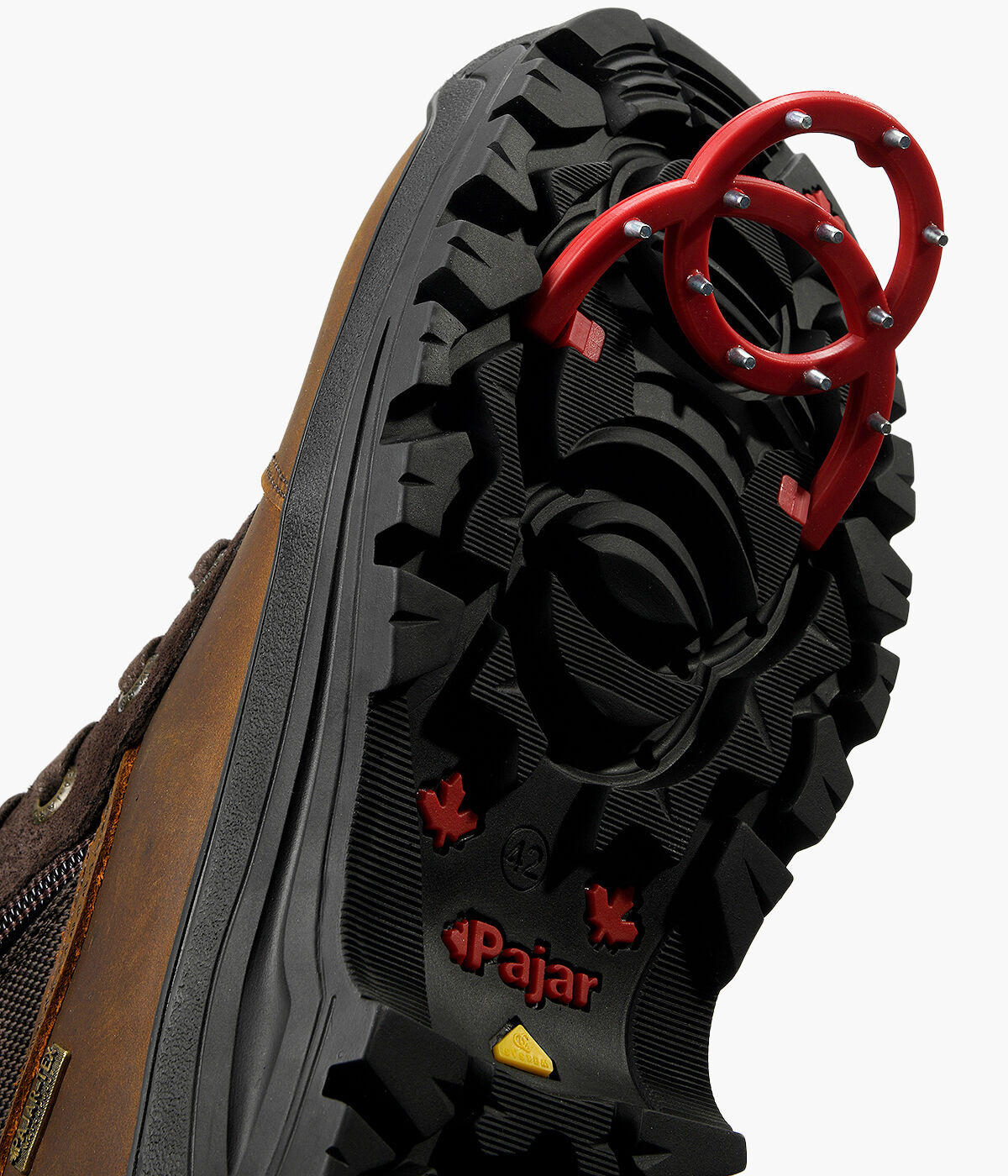 PAJAR TROOPER ICEGRIP Leather Browns Shoes