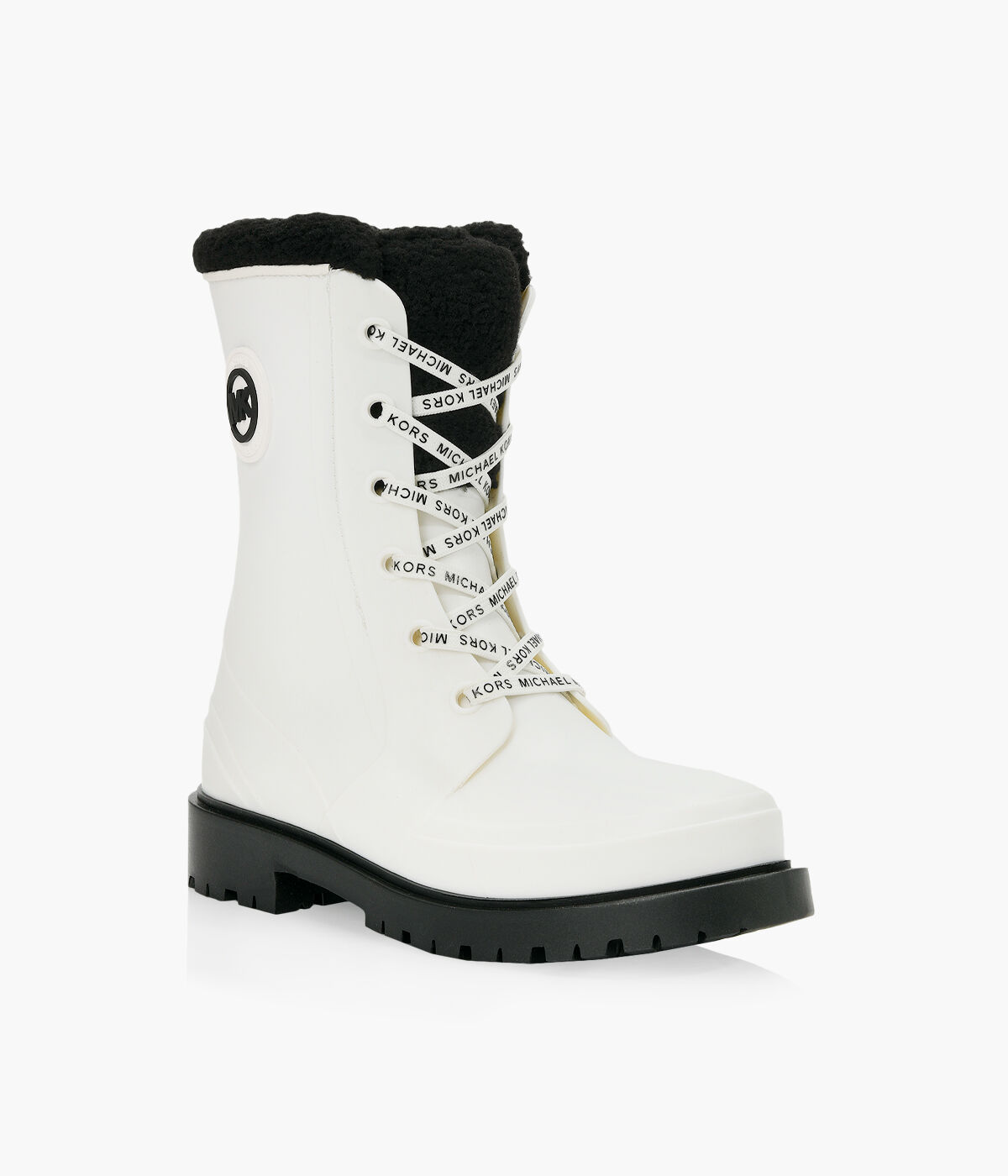 Michael kors outlet rain boots white