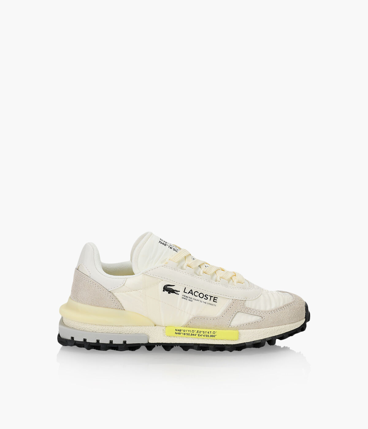 LACOSTE ELITE ACTIVE TEXTILE Synthetic Browns Shoes