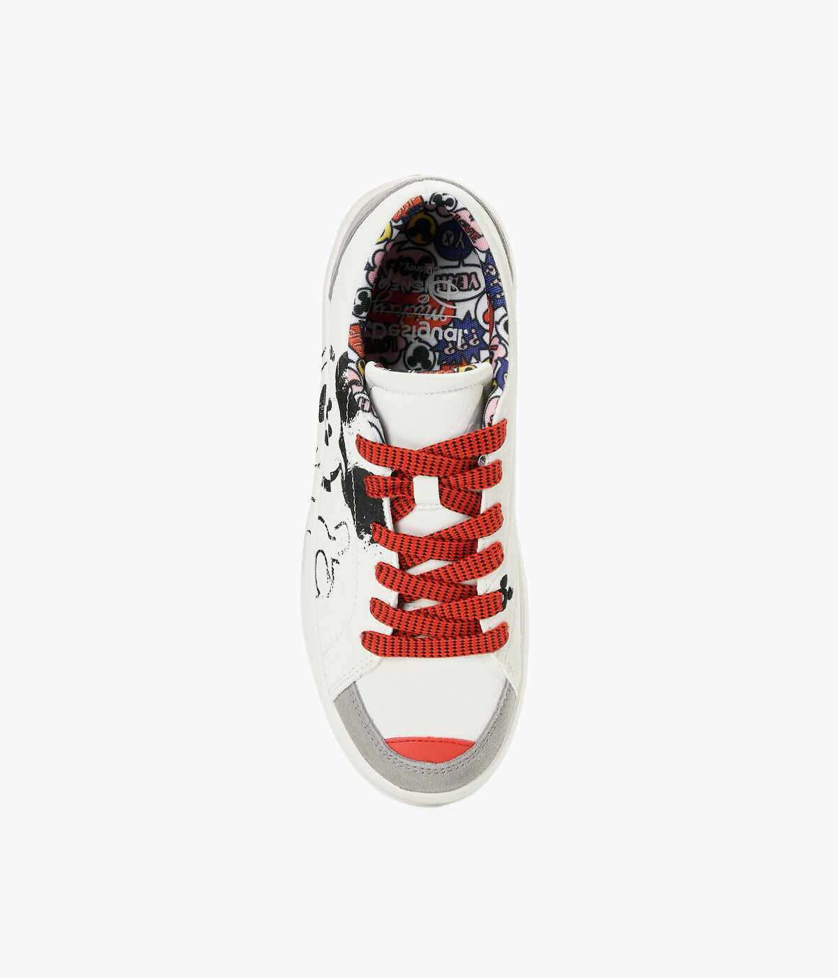 DESIGUAL MICKEY MOUSE SNEAKERS White Colour Browns Shoes