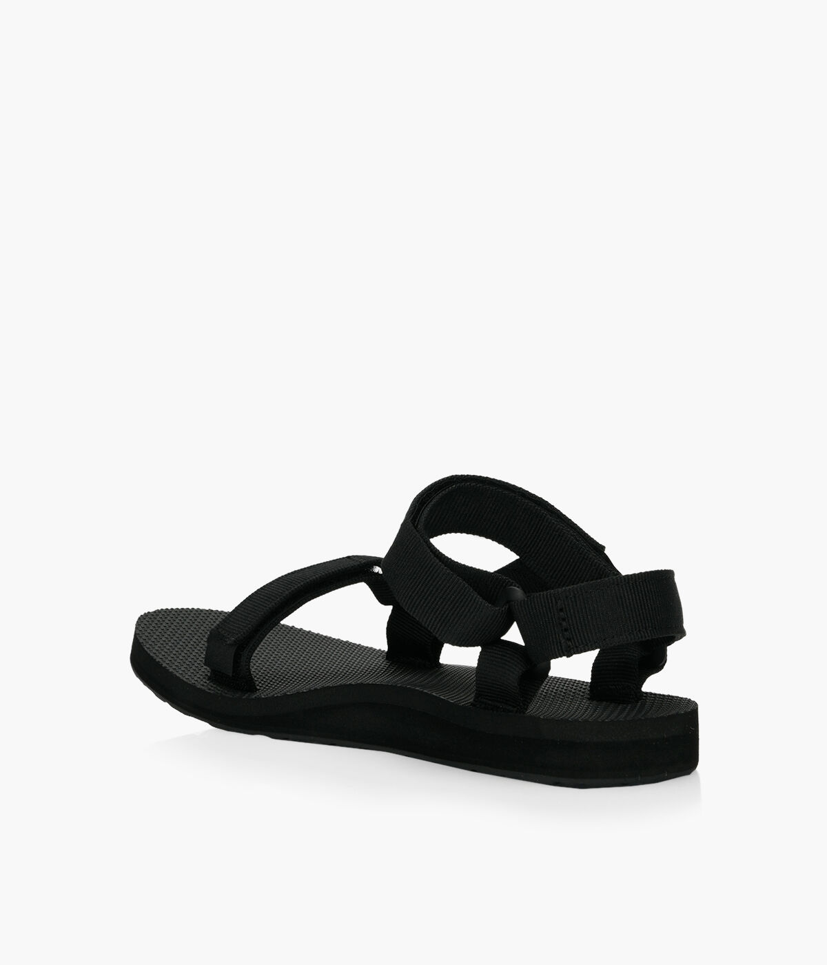 Teva black original universal cheap flat sandals