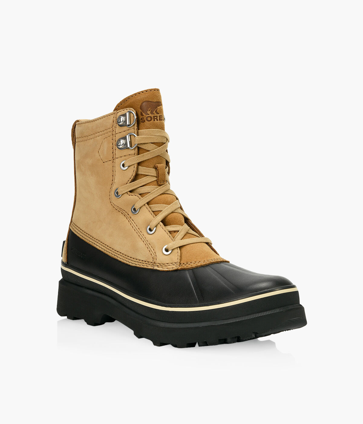SOREL CARIBOU STORM WP Leather Browns Shoes