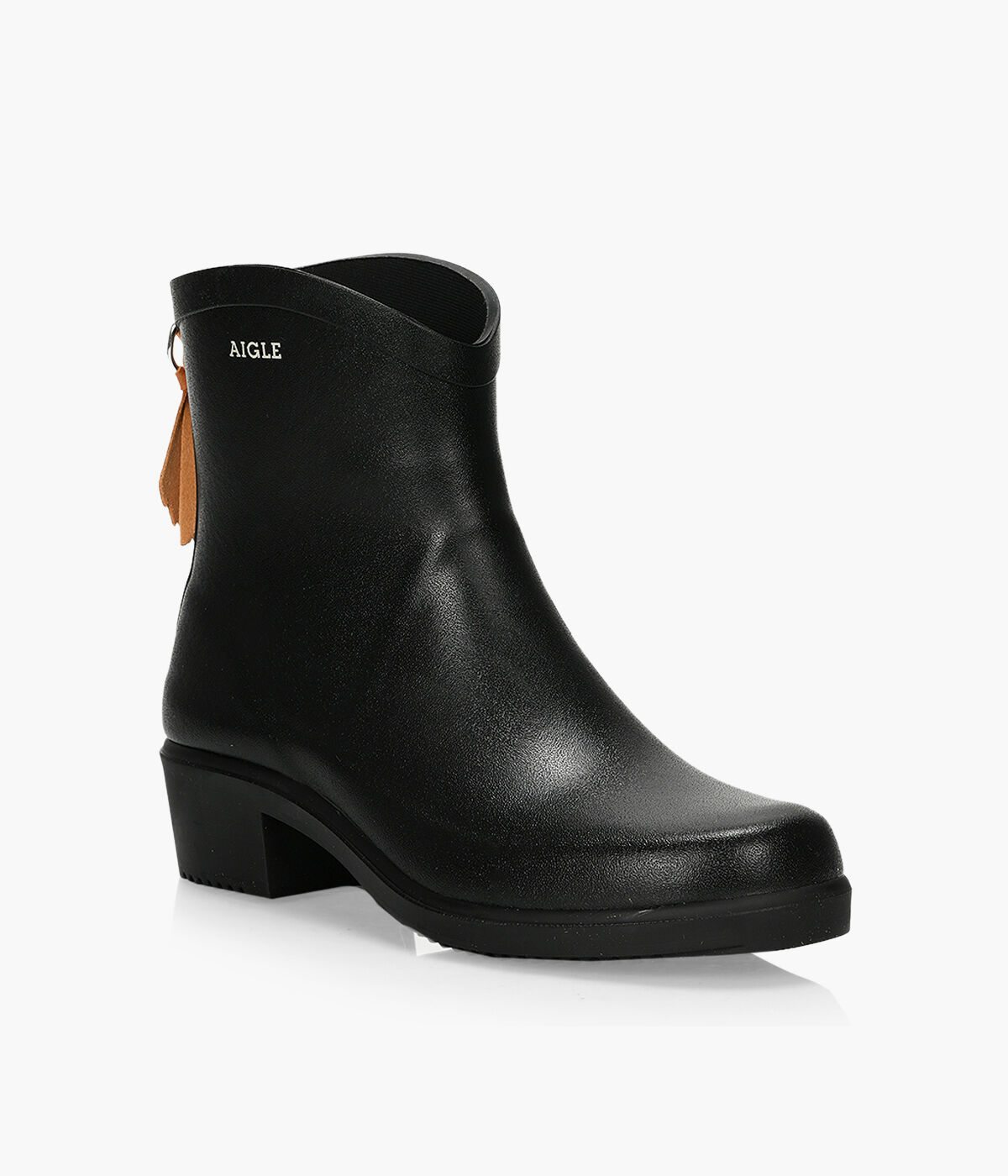AIGLE MISS JULIETTE BOTTILLON Black Rubber Browns Shoes
