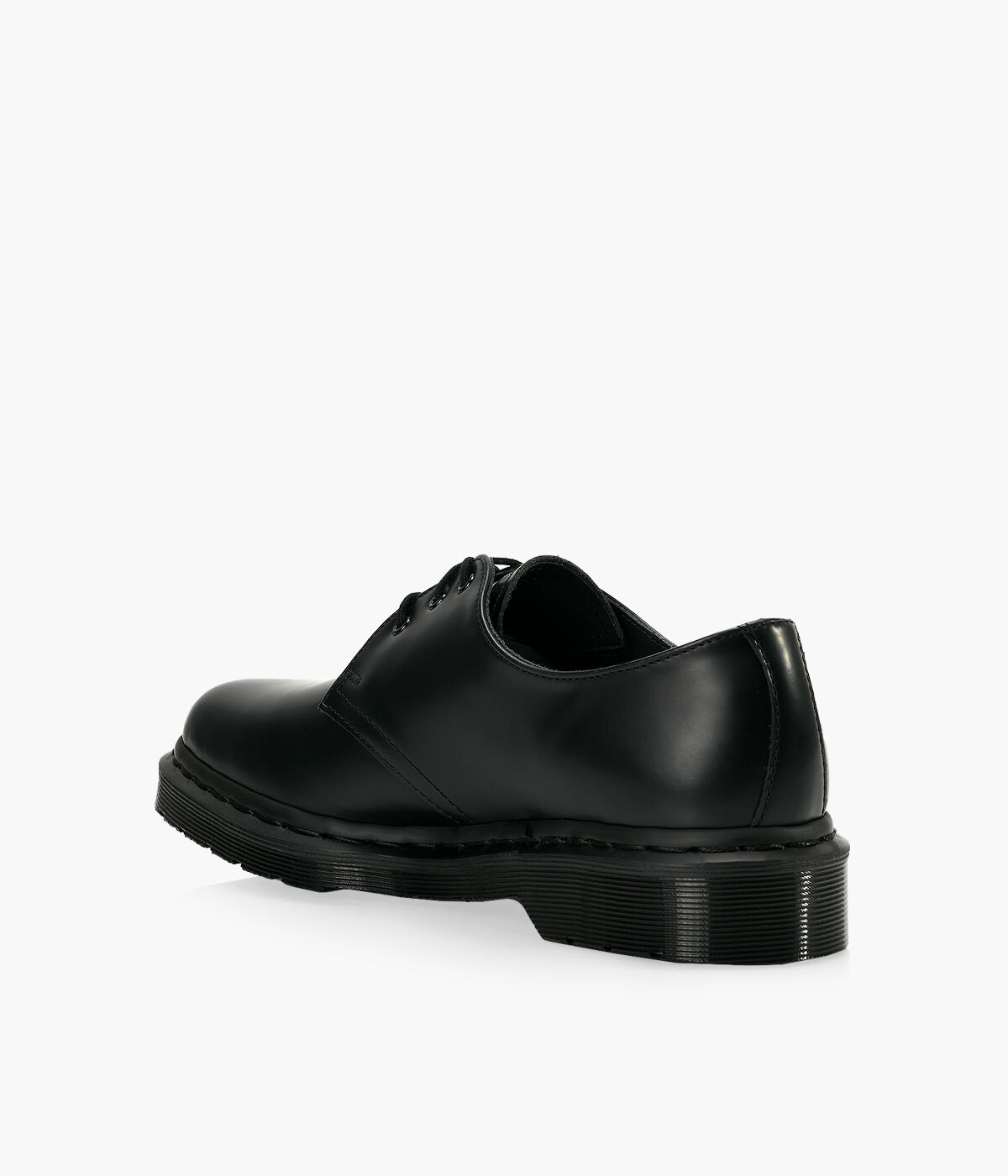 DR. MARTENS 1461 MONO OXFORD Black Leather Browns Shoes