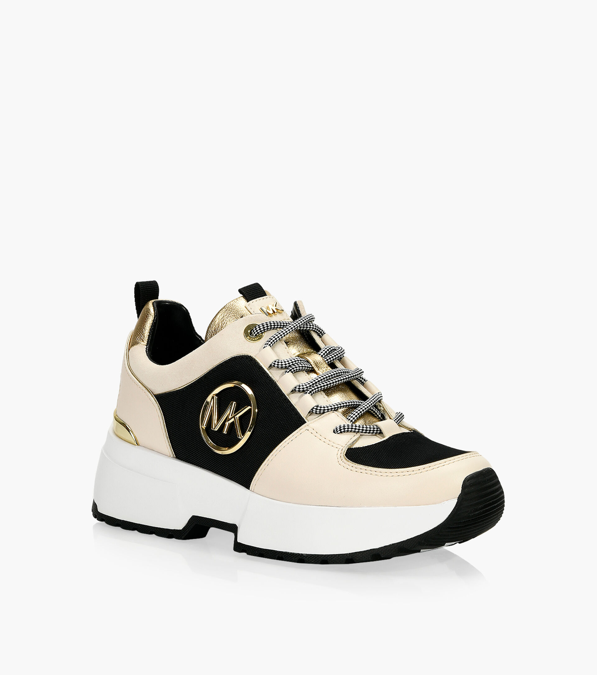 Reafirmar inteligencia Melodrama MICHAEL MICHAEL KORS COSMO TRAINER - Beige Fabric | Browns Shoes