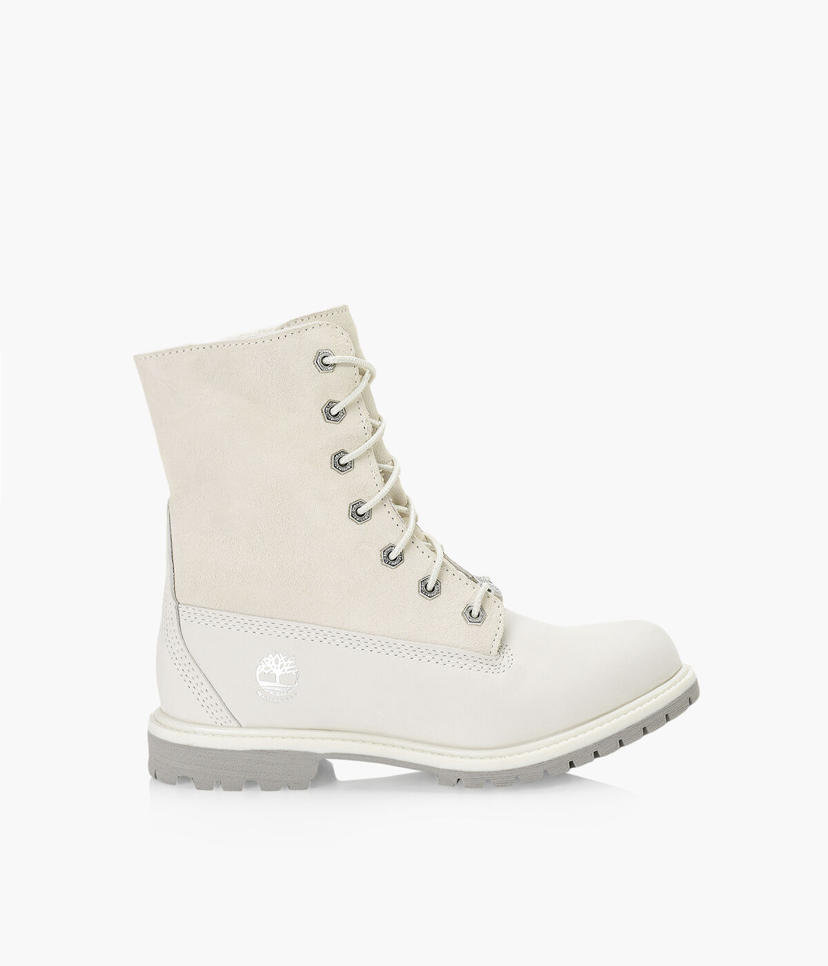 Fleece fold down top timberlands