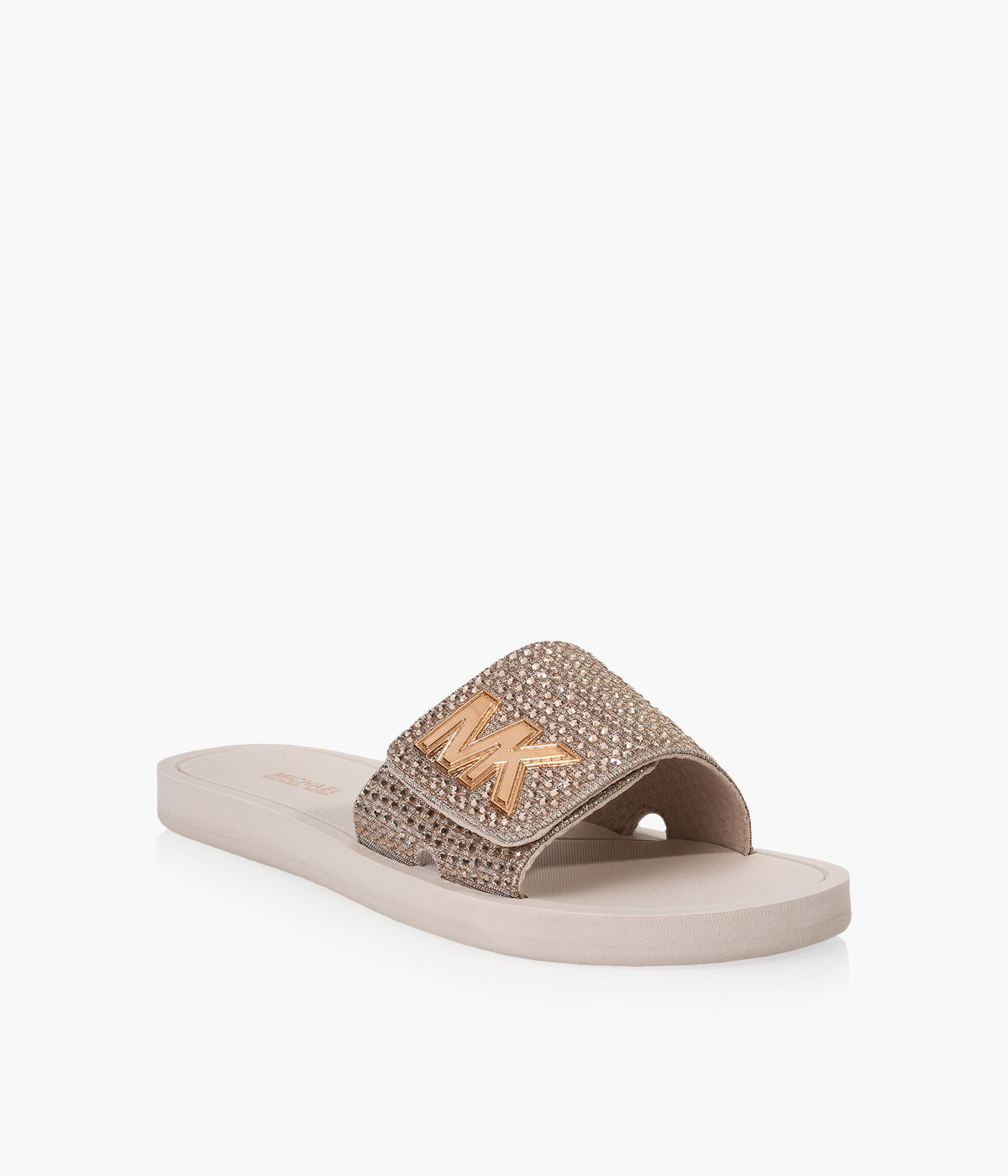 MICHAEL MICHAEL KORS MK SLIDE Rubber Browns Shoes