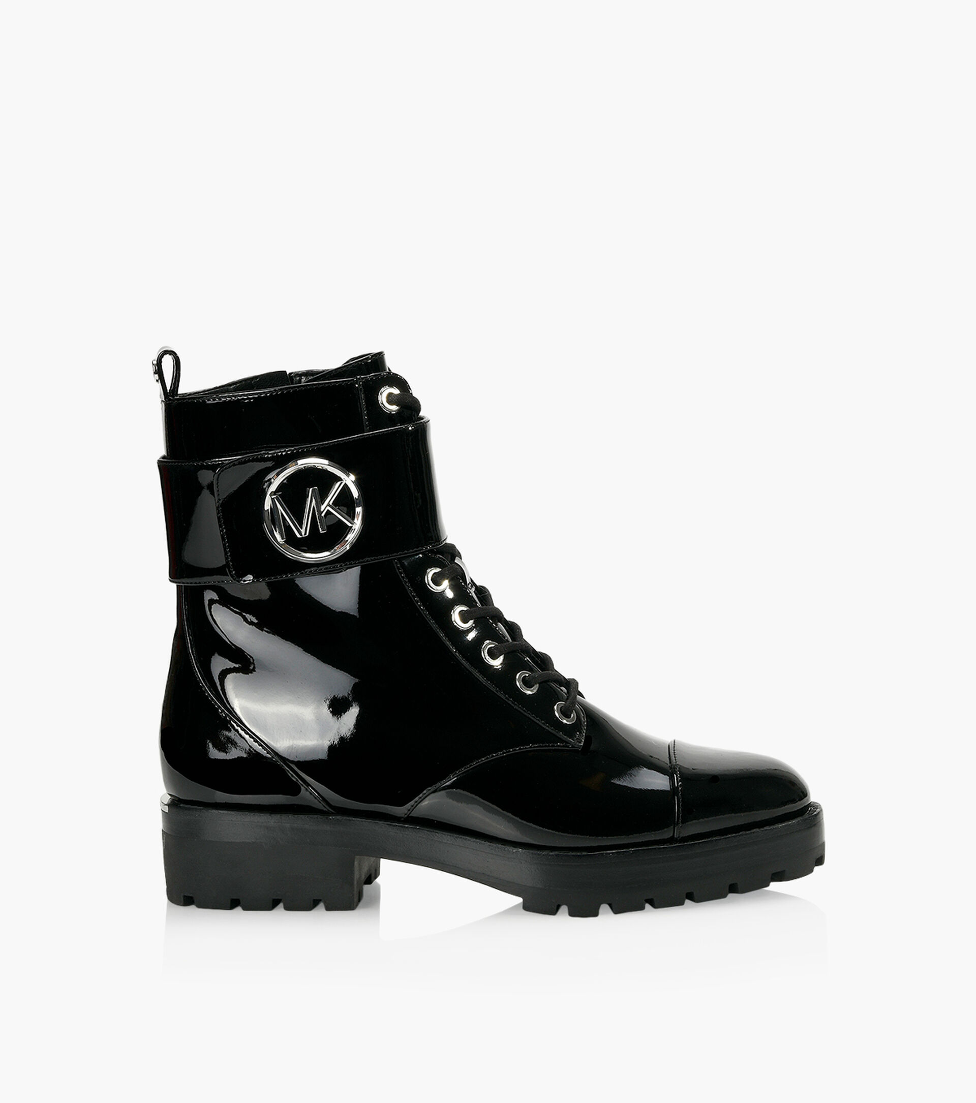 Michael kors black shiny boots clearance