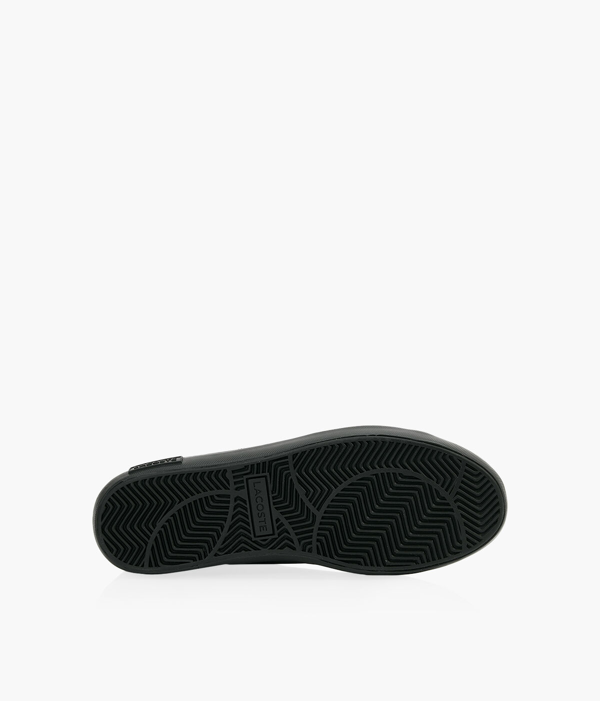LACOSTE POWERCOURT Black Patent Leather Browns Shoes