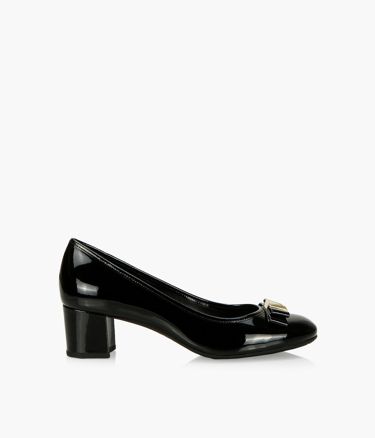 michael kors black patent leather heels