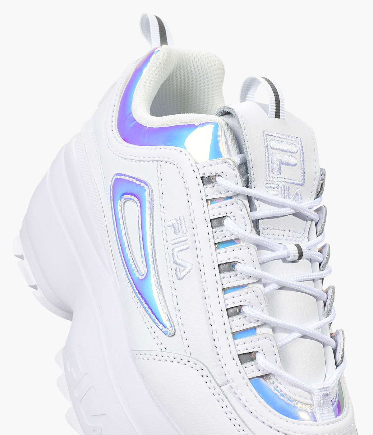 Fila disruptor sale iridescent trainers