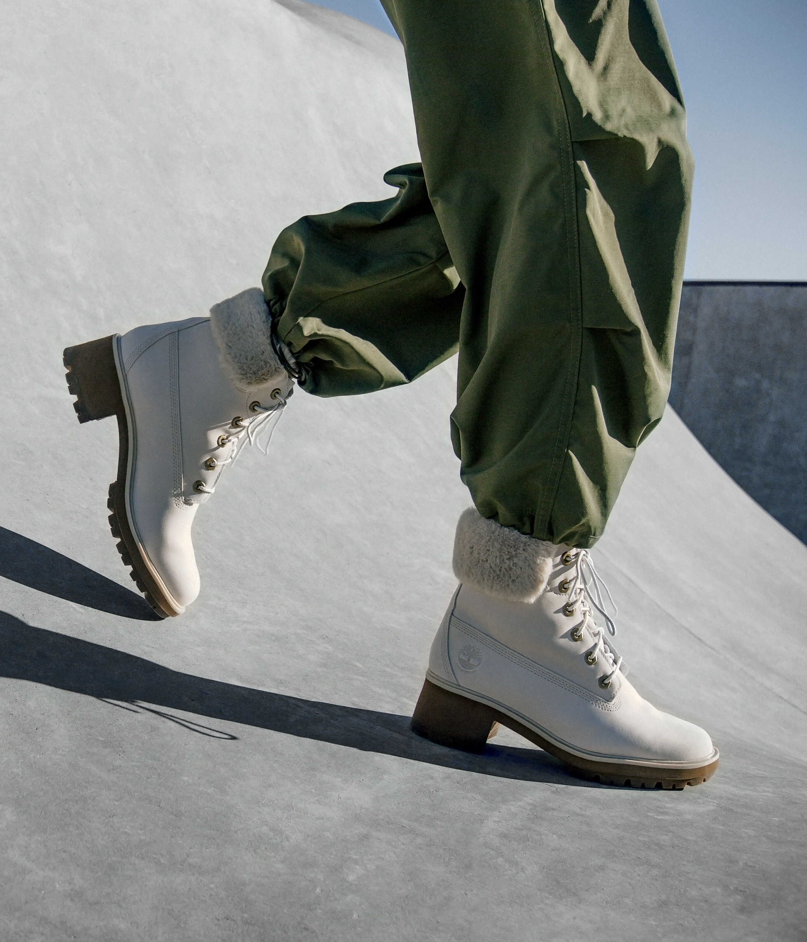 Ice white timberlands outlet