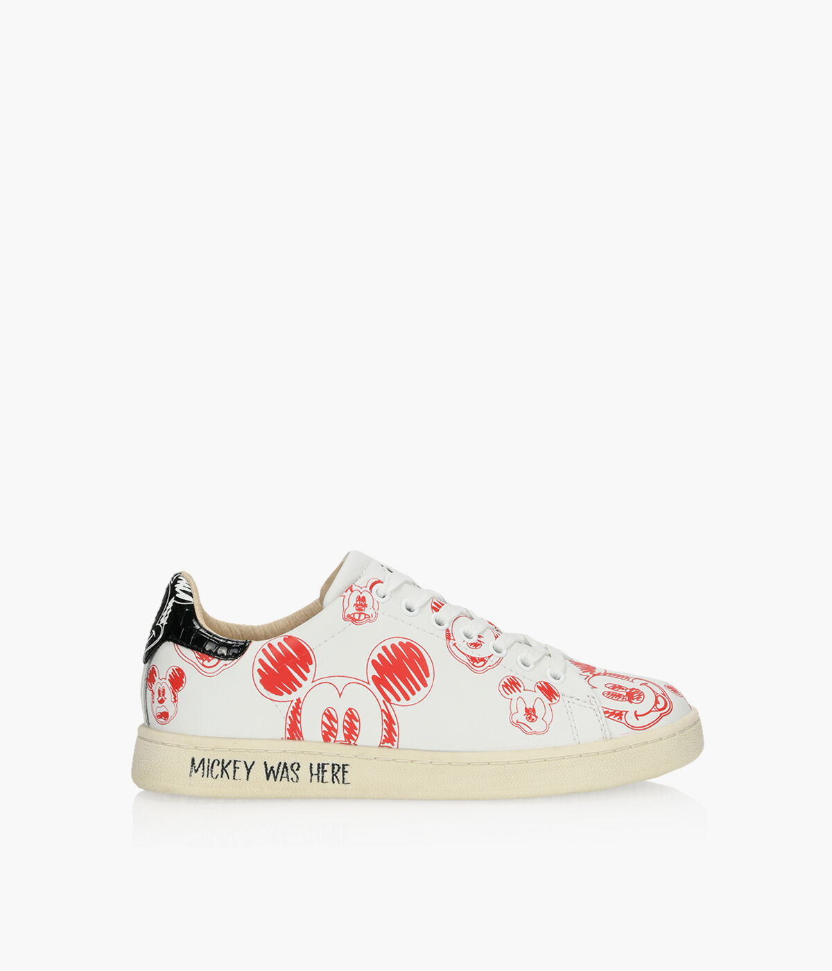 MASTER OF ARTS GALLERY DISNEY White Leather Browns Shoes