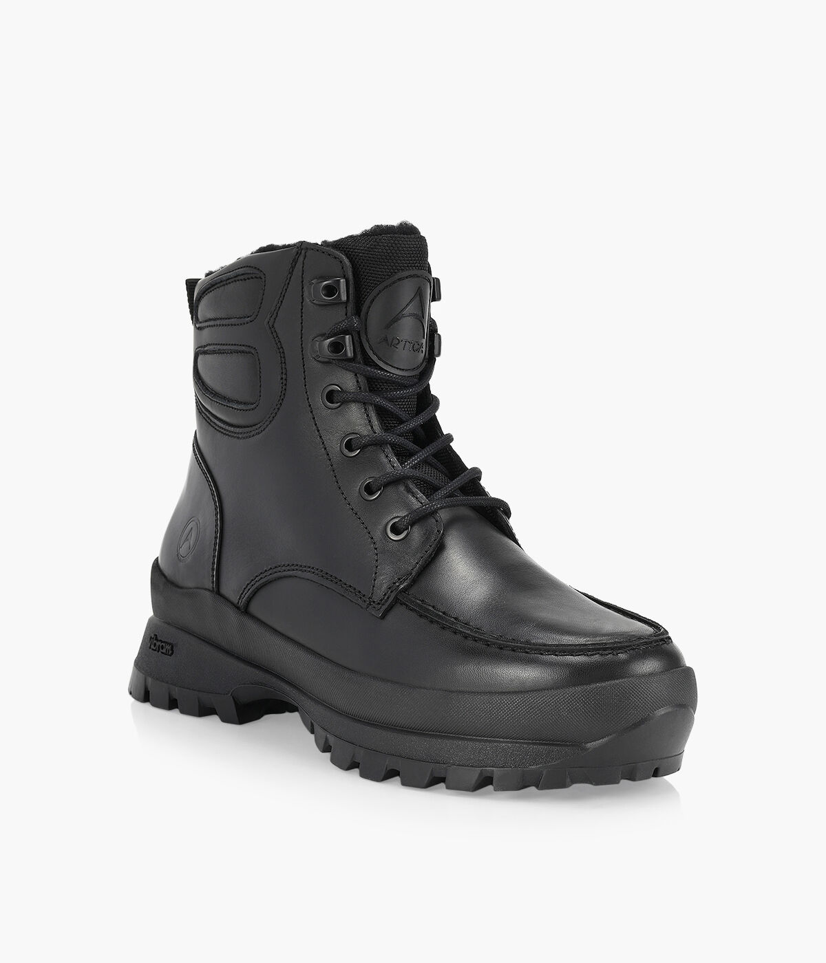 ARTICA ONYX BOREALIS Black Leather Browns Shoes