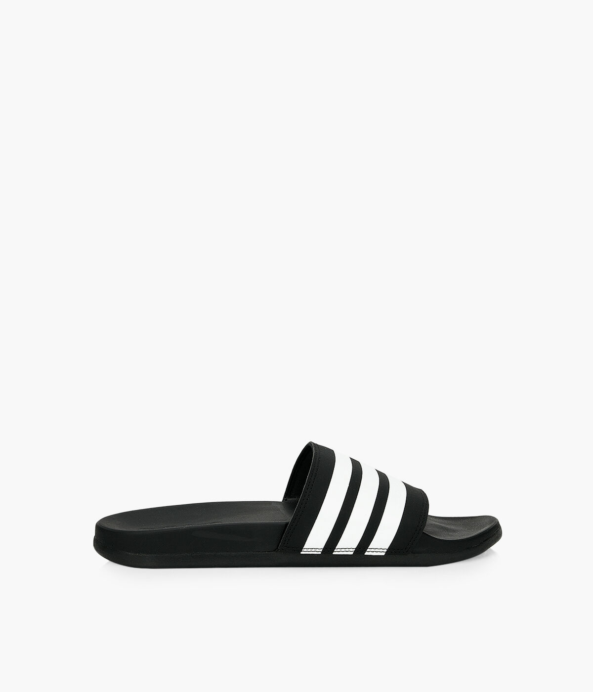 ADIDAS ADILETTE COMFORT SLIDES Black Synthetic Browns Shoes