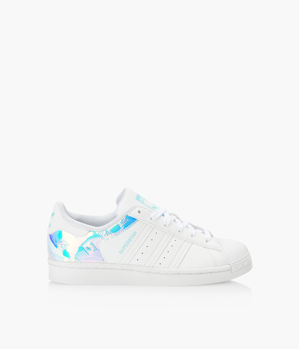 ADIDAS SUPERSTAR J White Browns Shoes