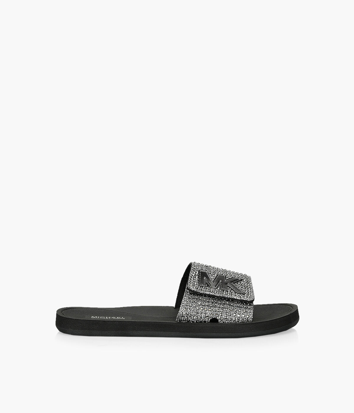 MICHAEL MICHAEL KORS MK SLIDE Fabric Browns Shoes