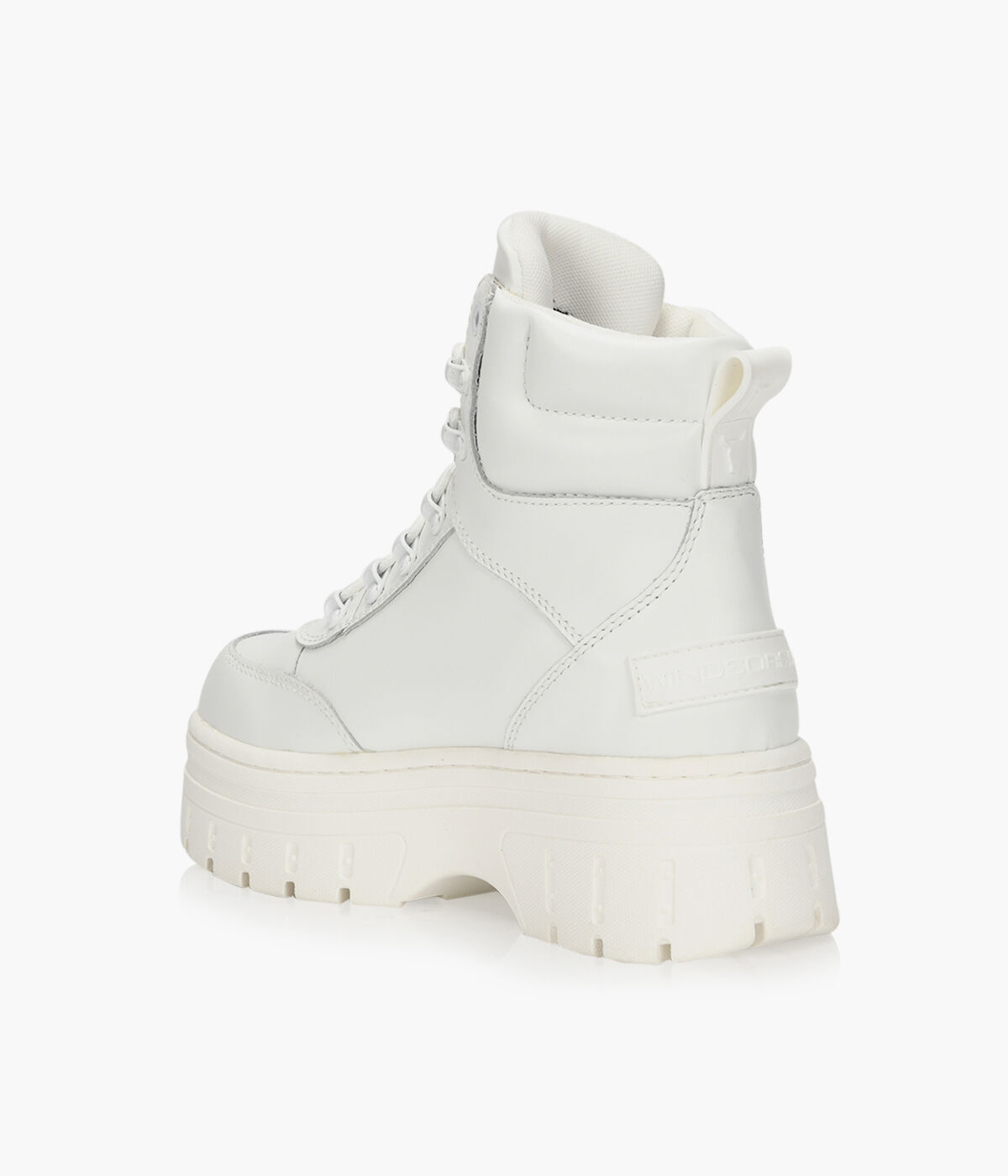 WINDSOR SMITH LAKEN White Leather Browns Shoes