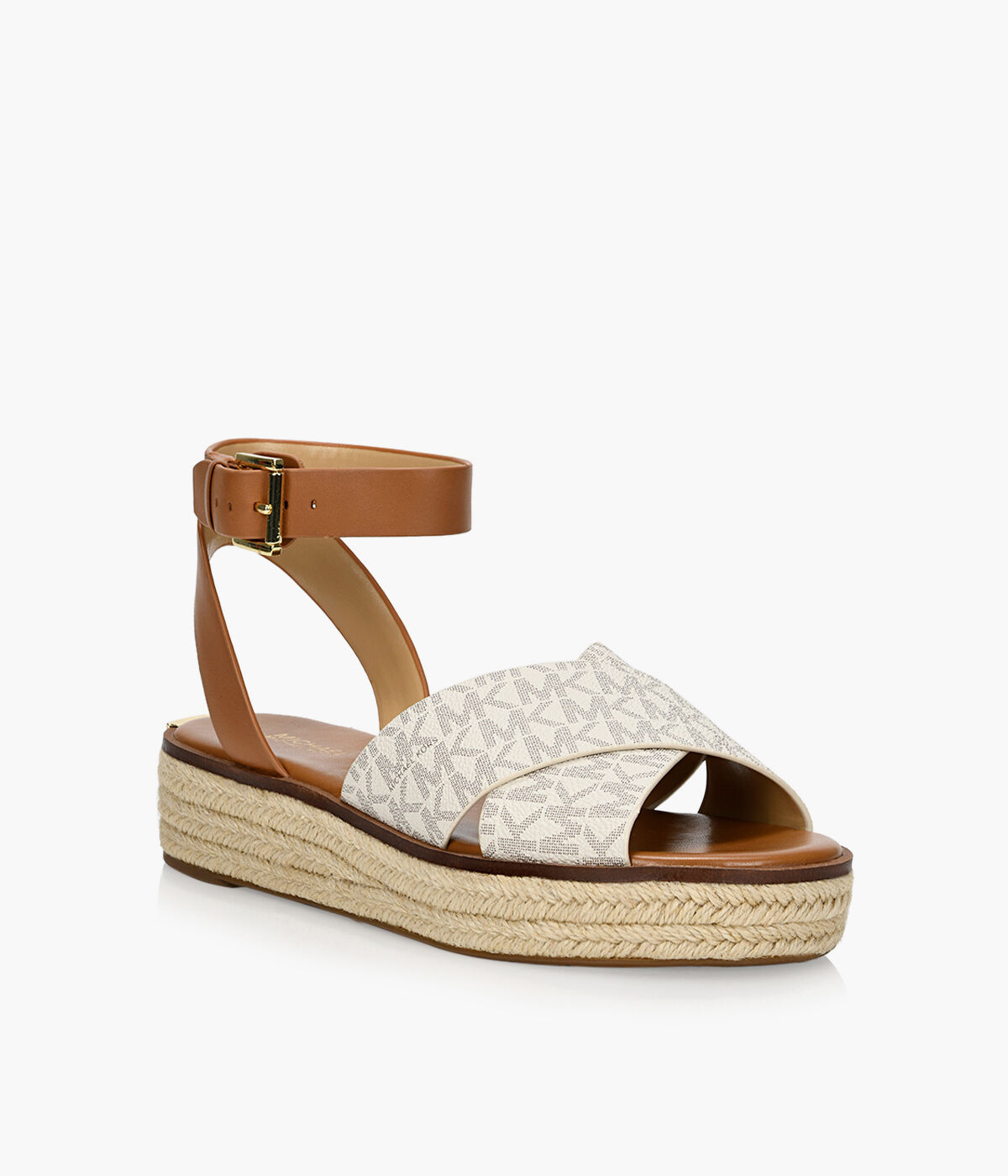 Michael michael kors abbott leather wedge hot sale