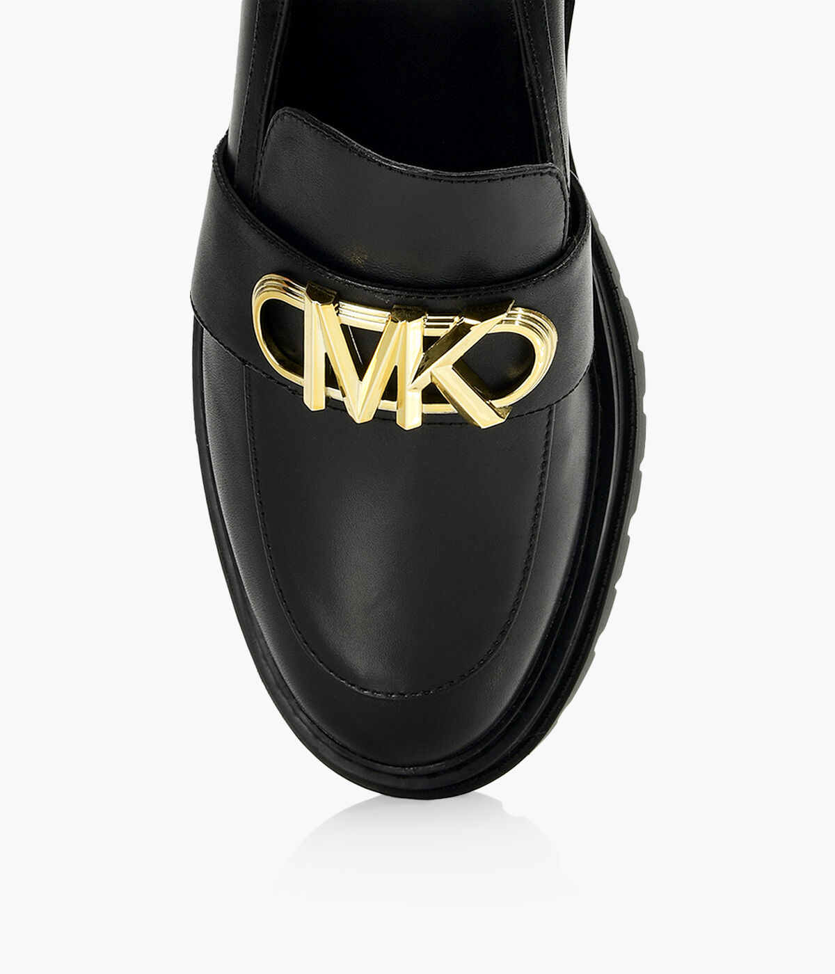 MICHAEL MICHAEL KORS PARKER LUG LOAFER Black Leather Browns Shoes