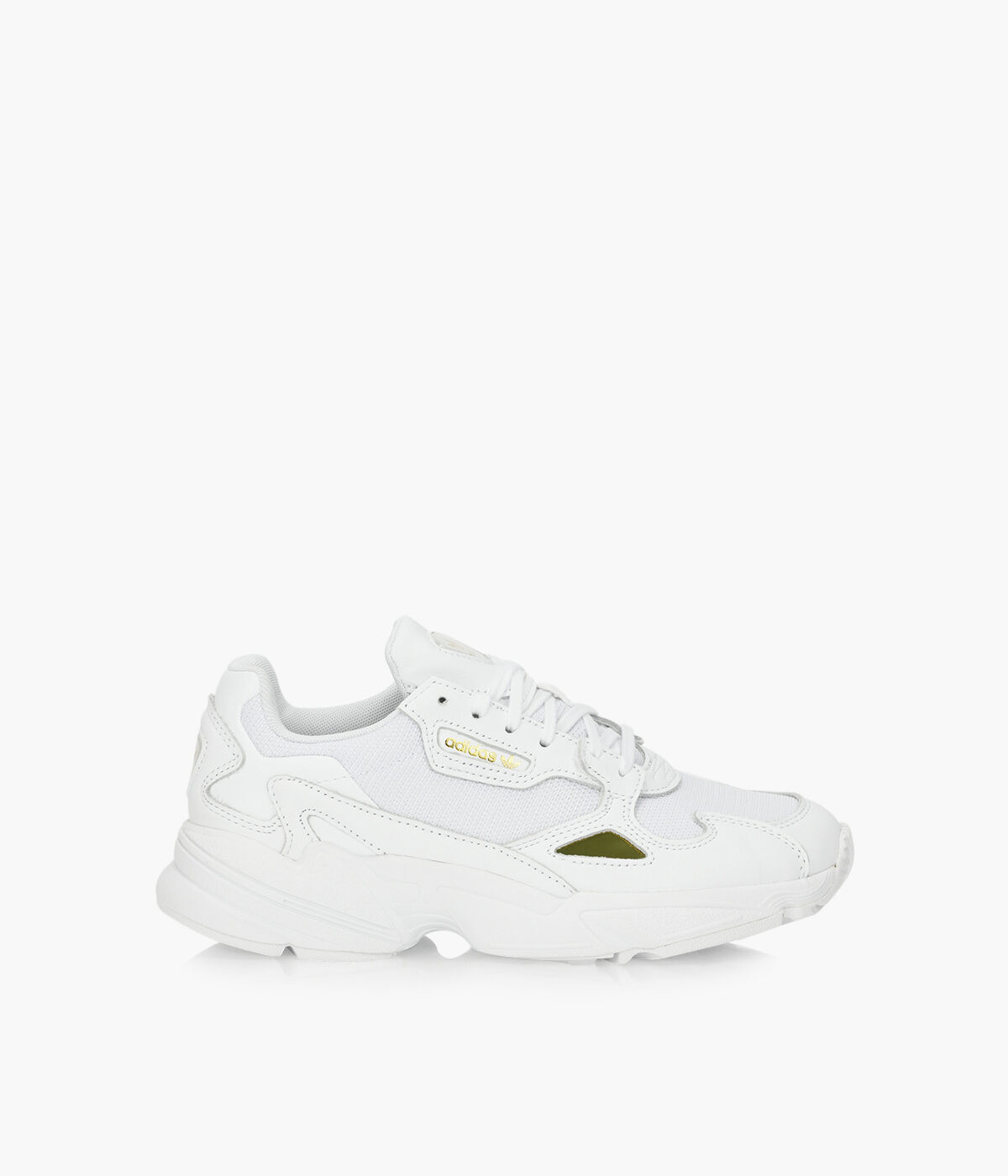 adidas falcon all white
