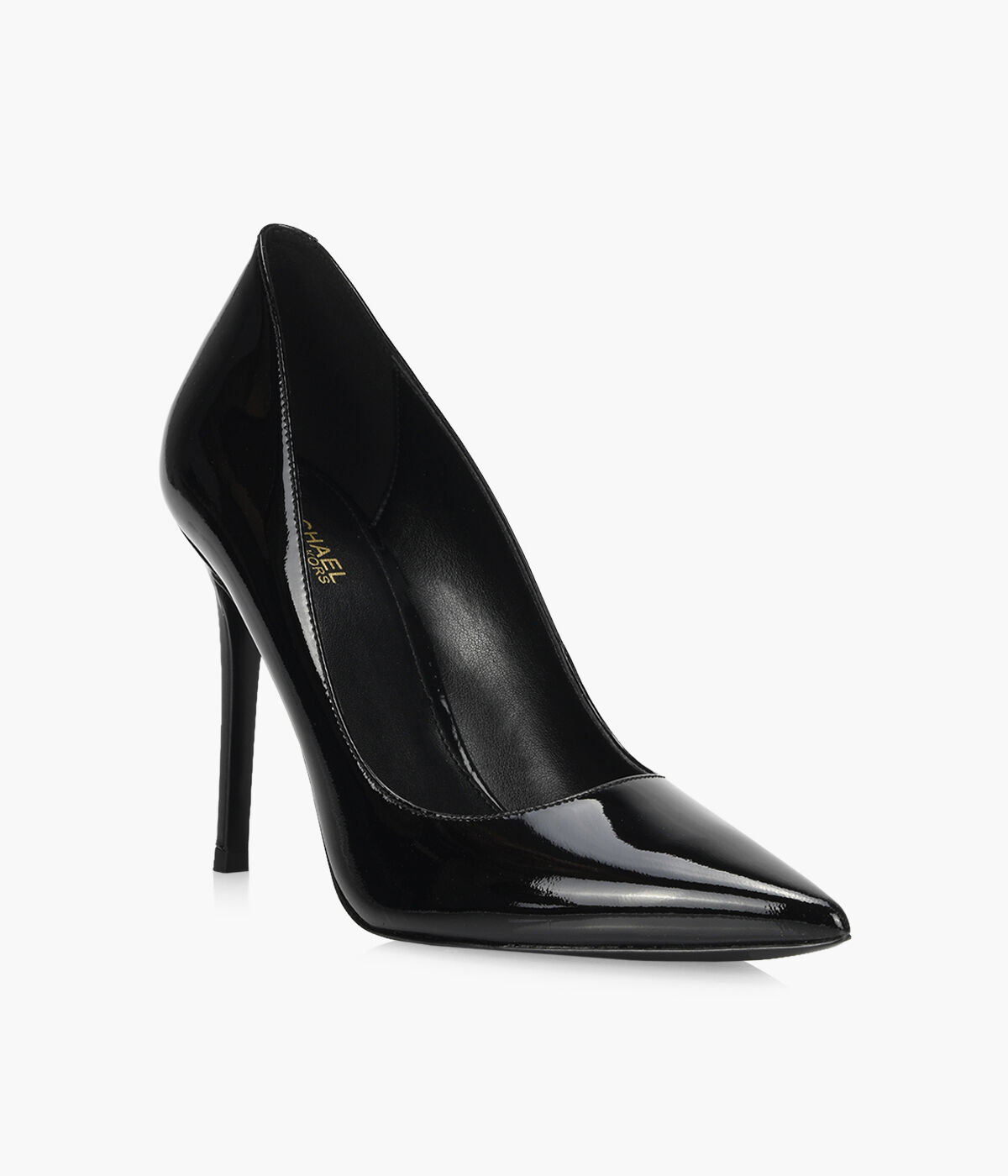 MICHAEL MICHAEL KORS KEKE PUMP Black Patent Leather Browns Shoes