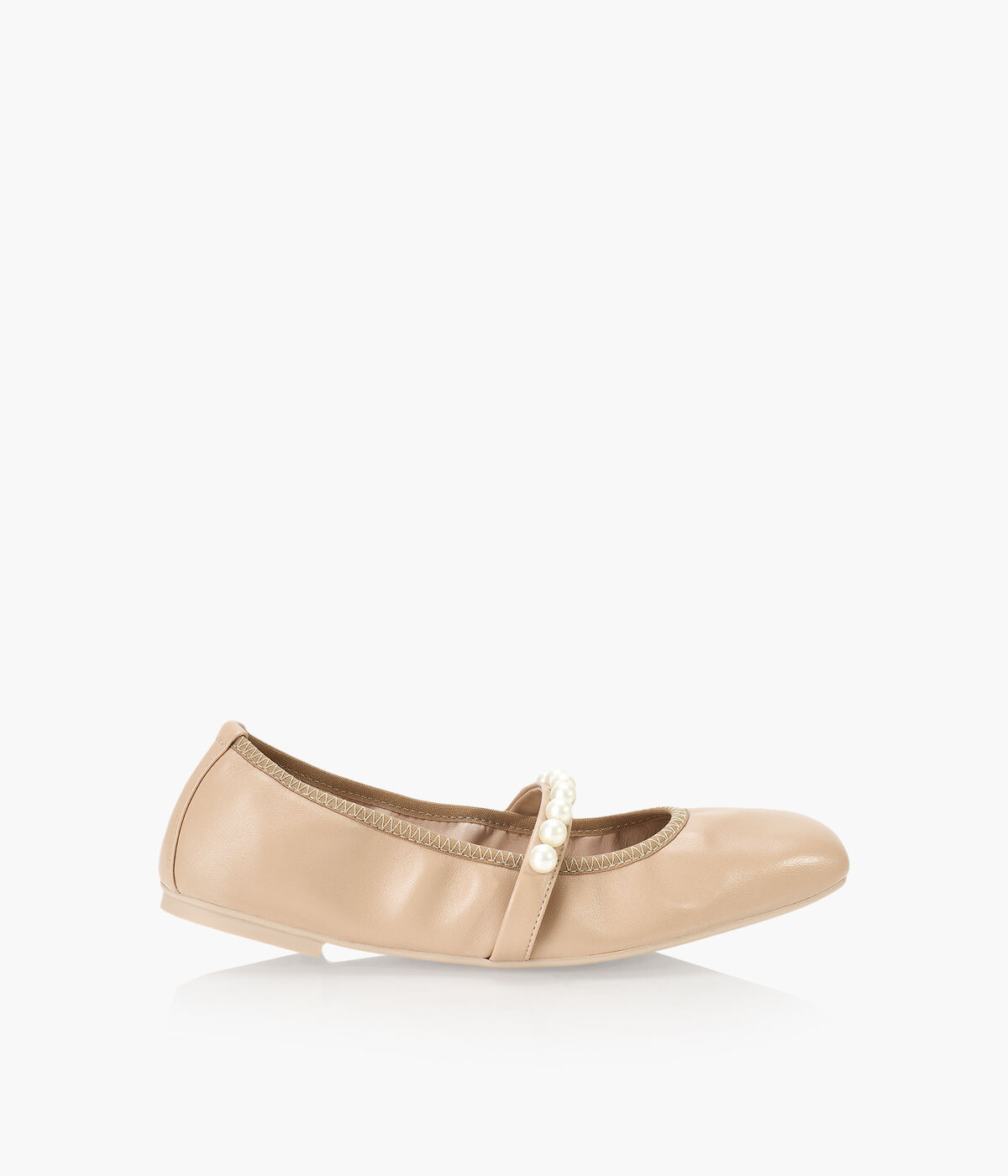 Stuart weitzman gold flats top