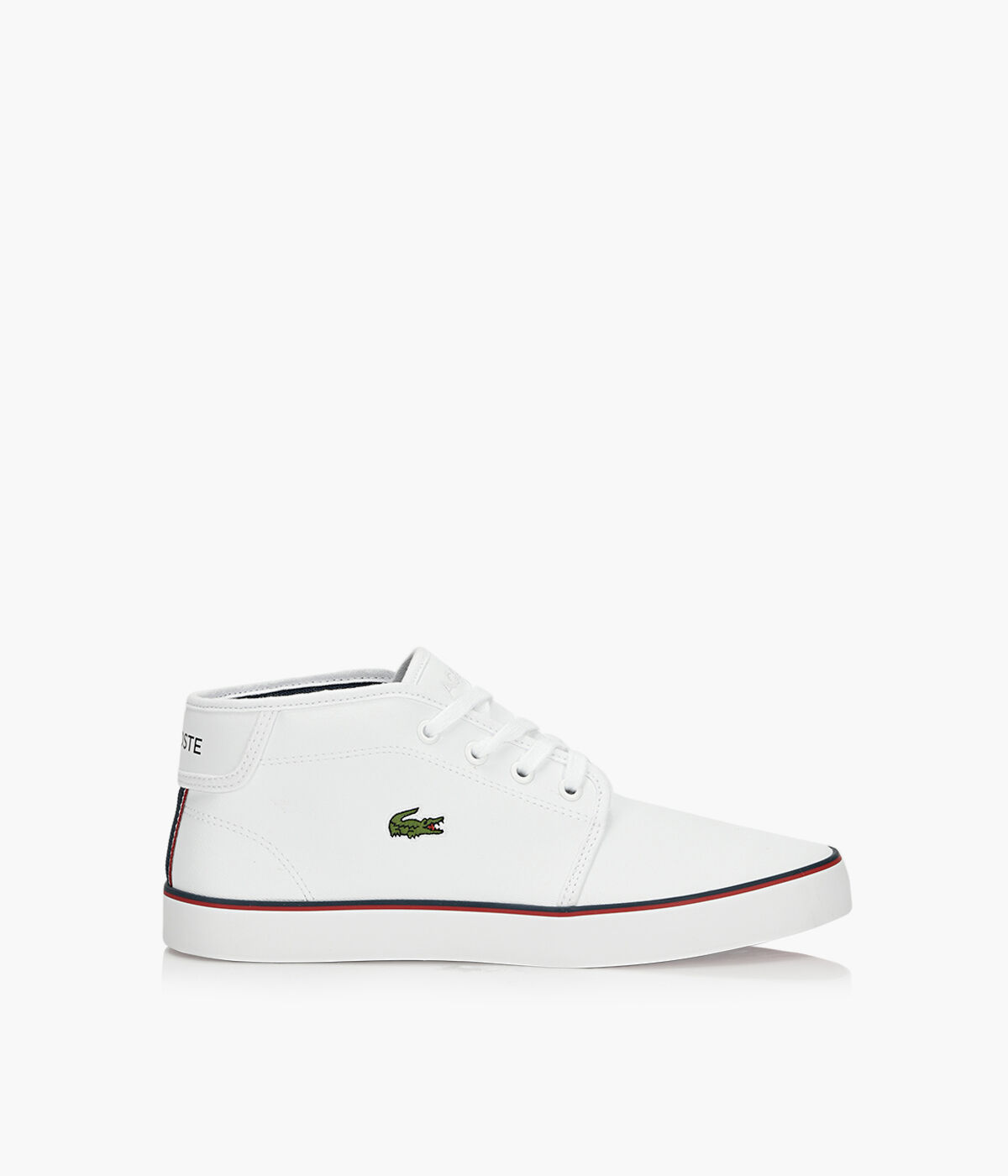 LACOSTE AMPTHILL 120 1 White Browns Shoes
