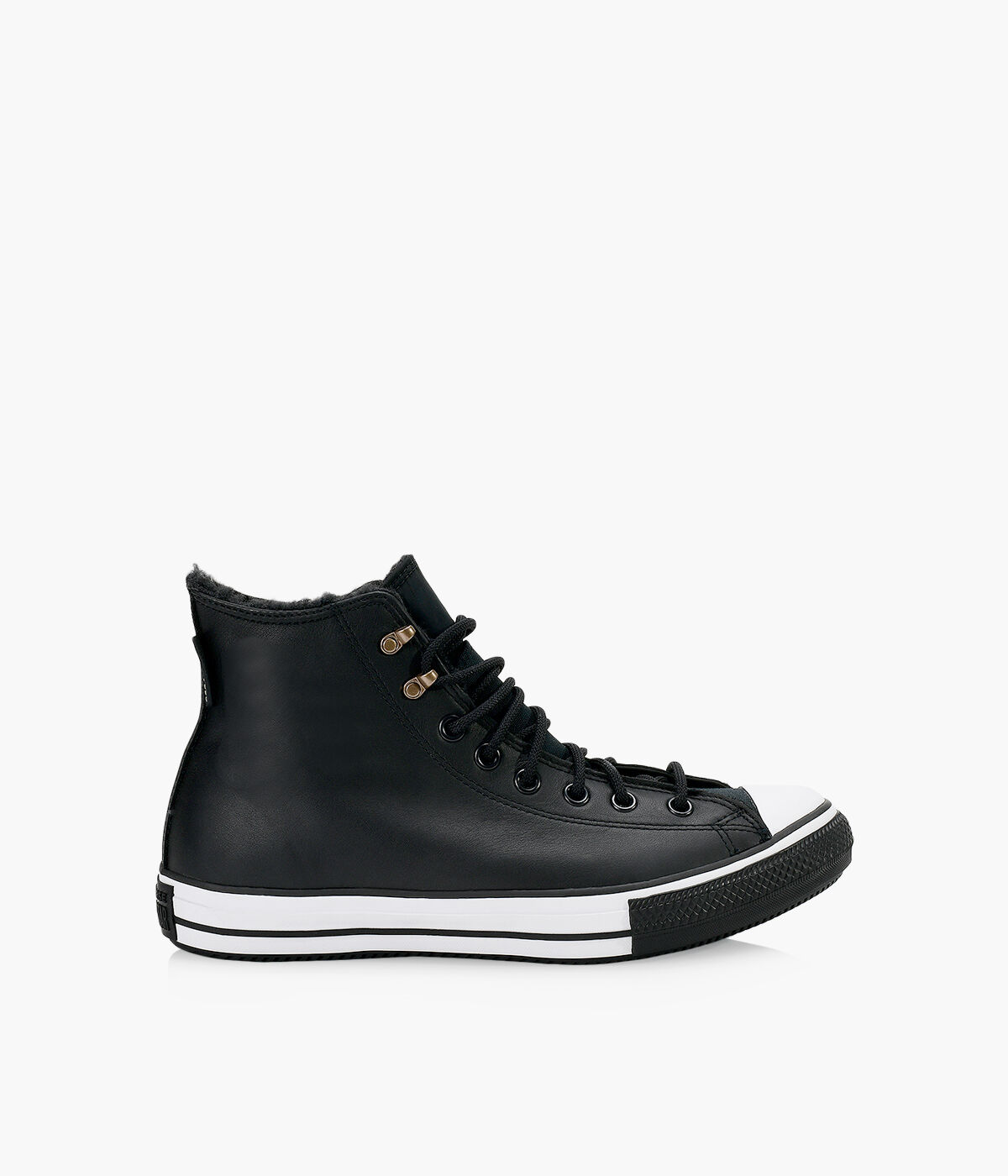 Black best sale winter converse