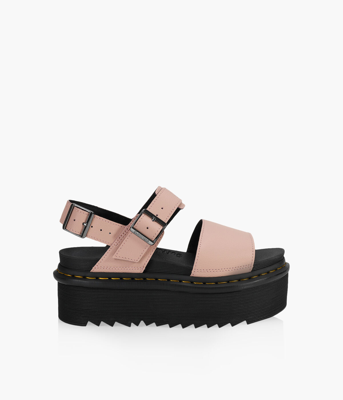 DR. MARTENS VOSS QUAD PLATFORM Leather Browns Shoes