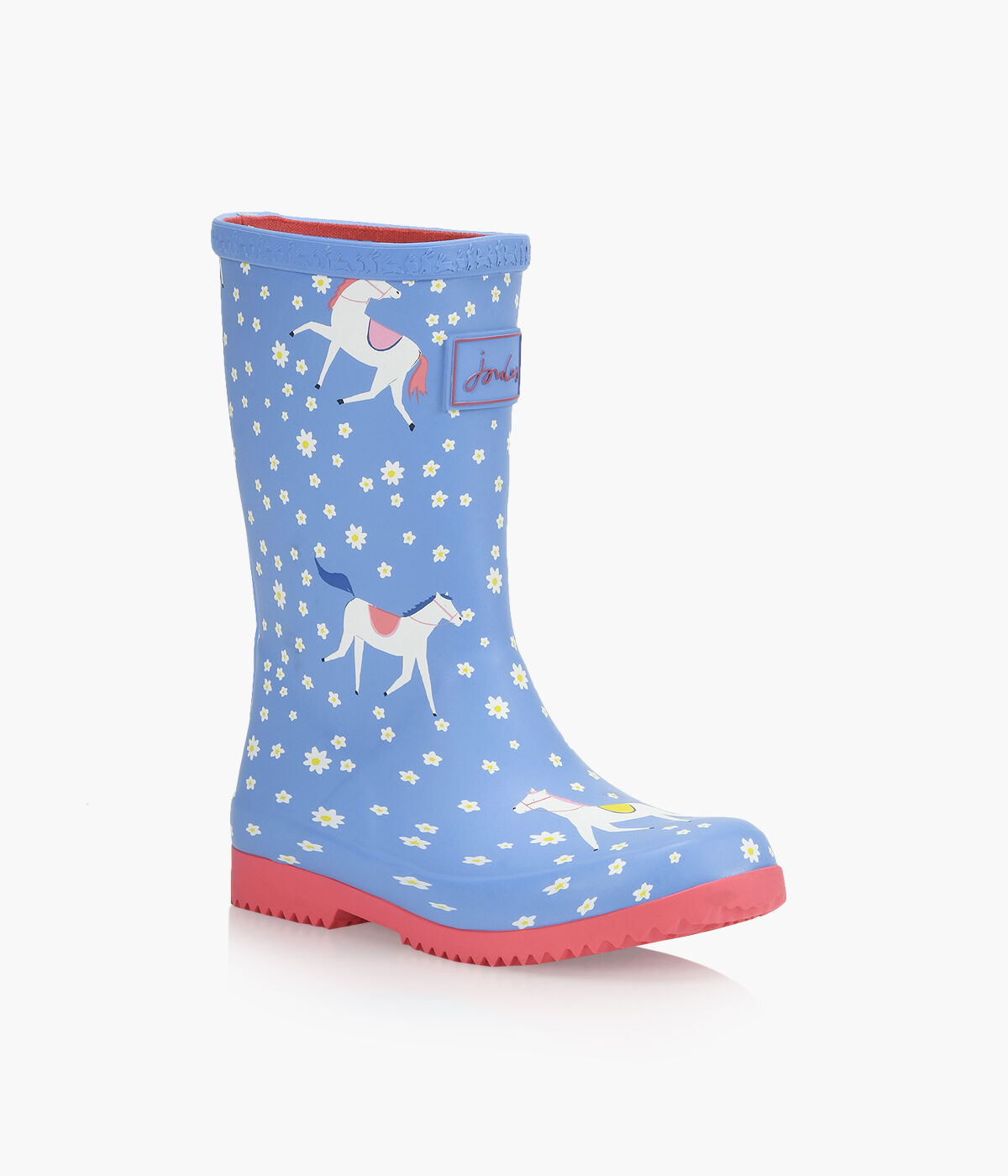 JOULES GIRLS WELLIES Blue Browns Shoes