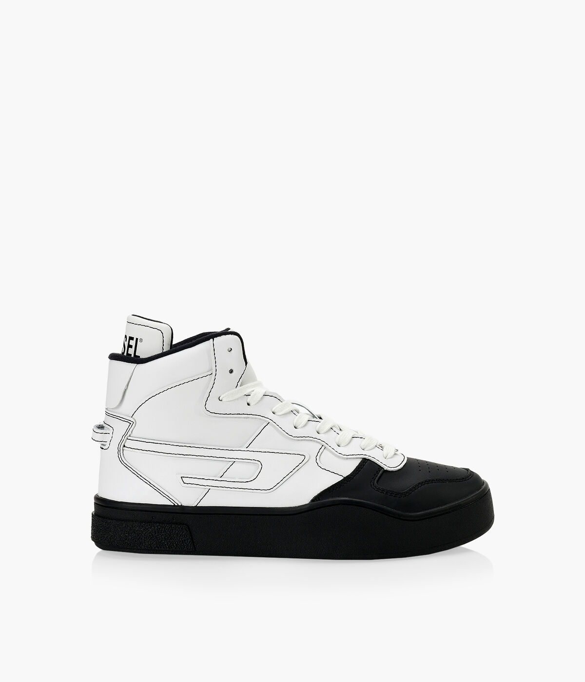DIESEL S UKIYO MID X Patent Leather Browns Shoes