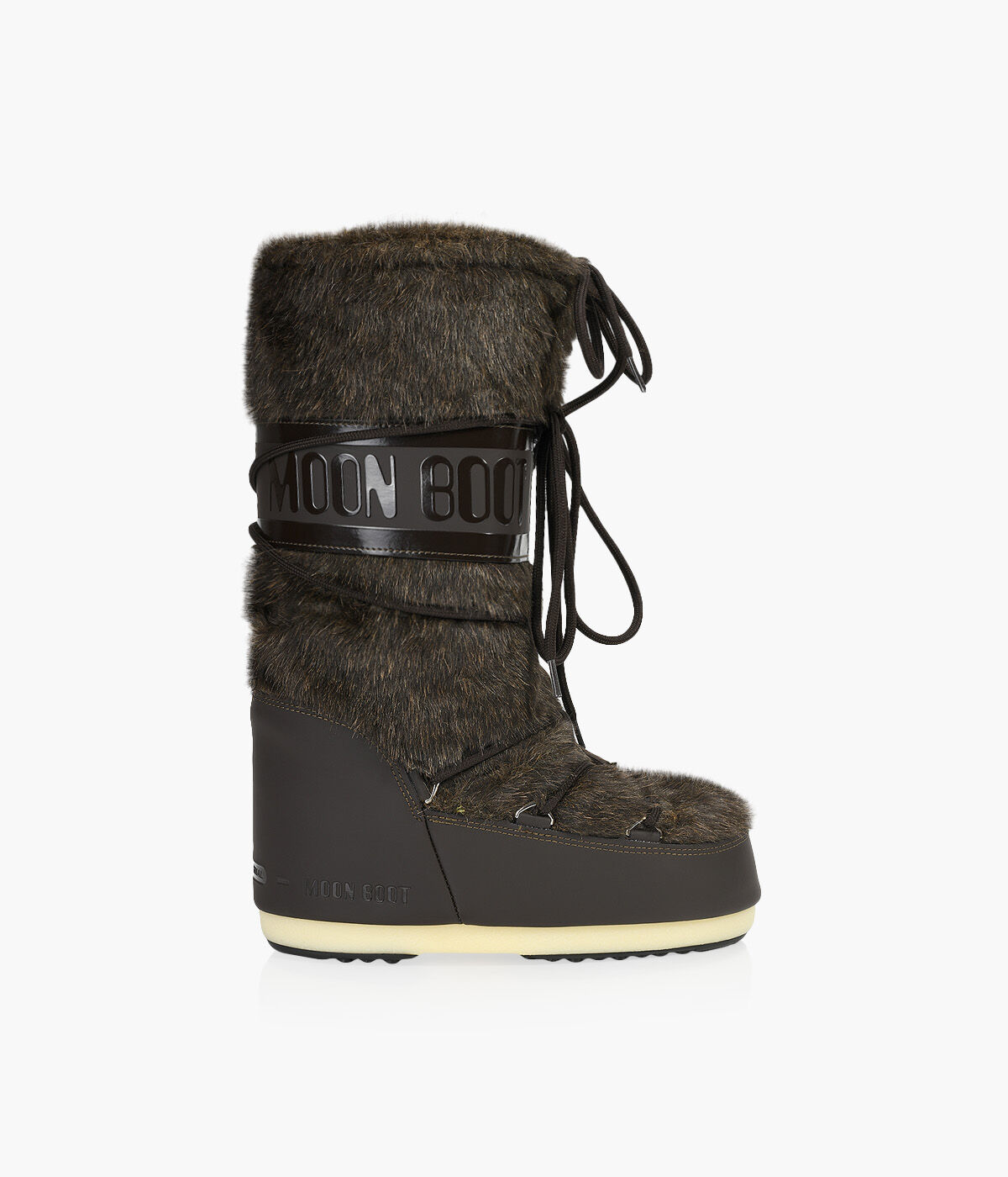 Womens black fur boots discount