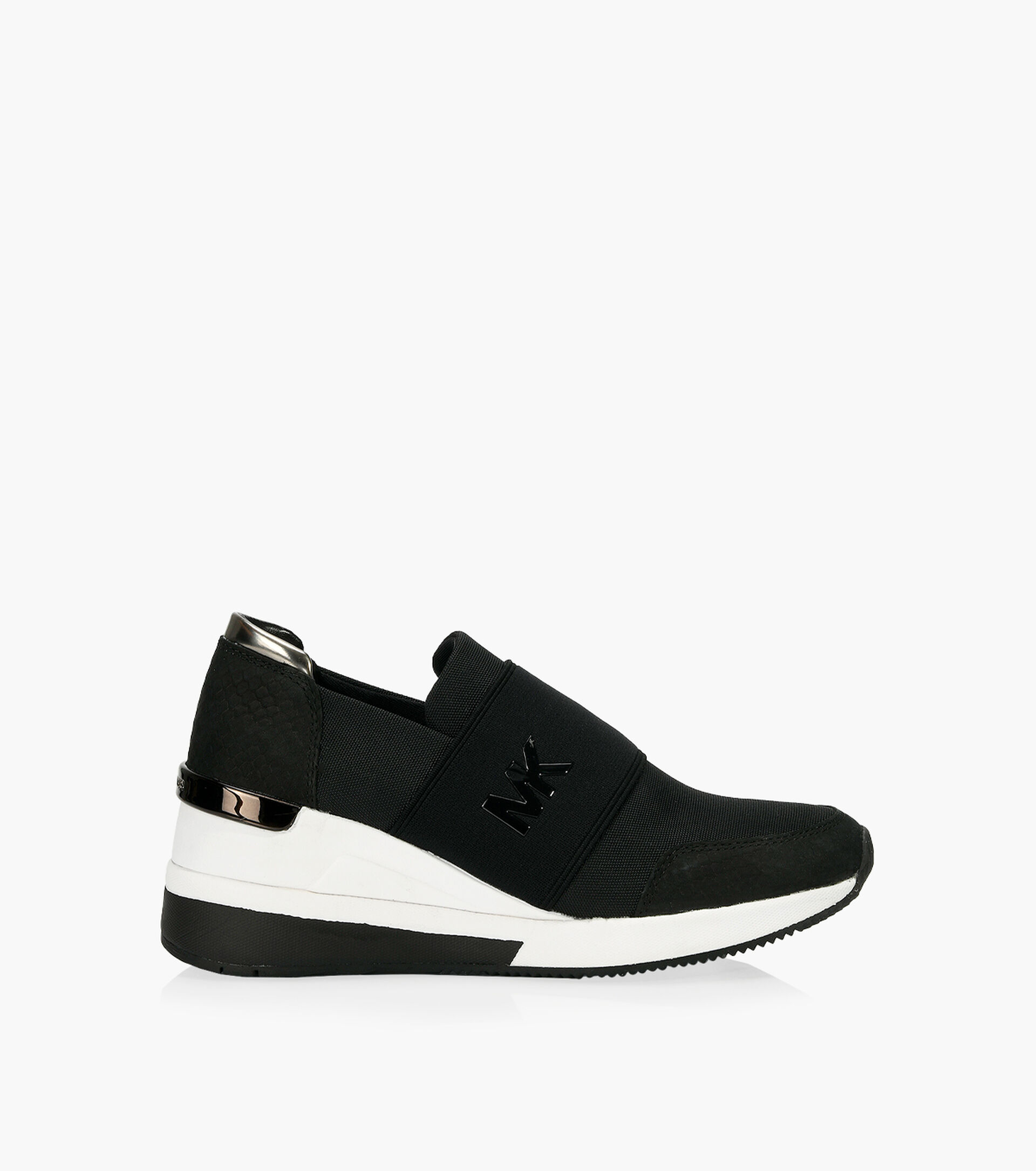MICHAEL MICHAEL KORS FELIX TRAINER - Black Leather | Browns Shoes