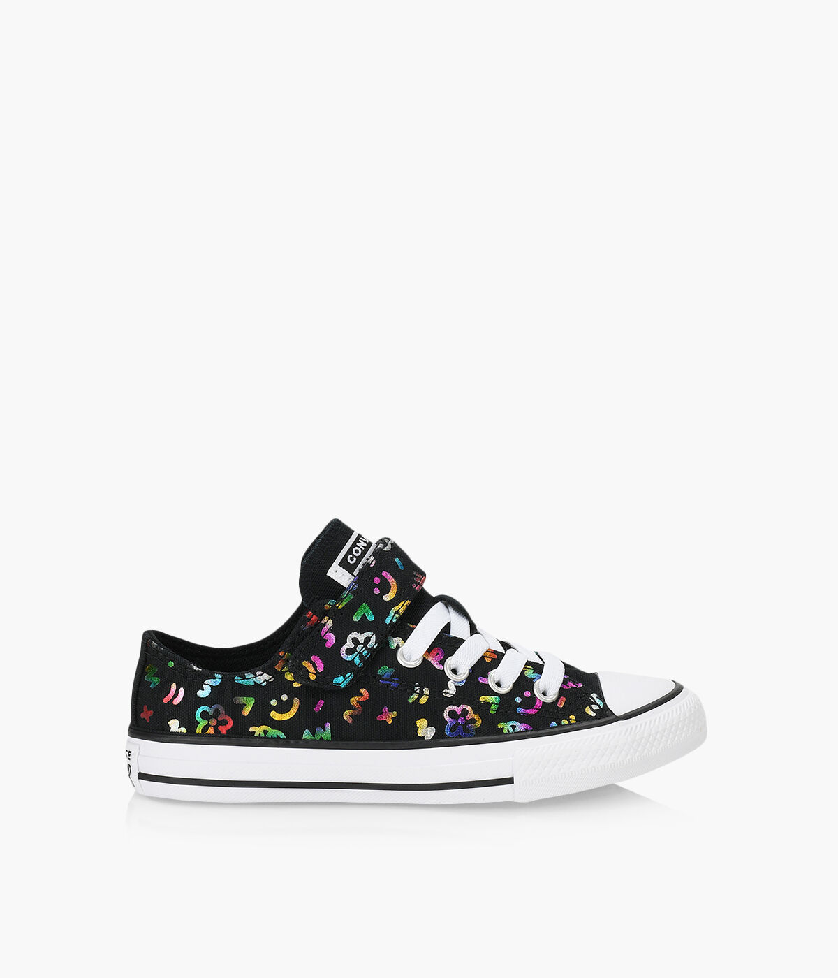 Girl store black converse
