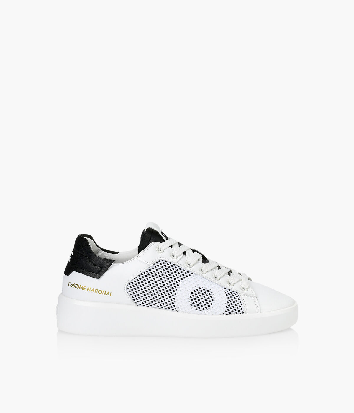 COSTUME NATIONAL 18902 White Leather Browns Shoes