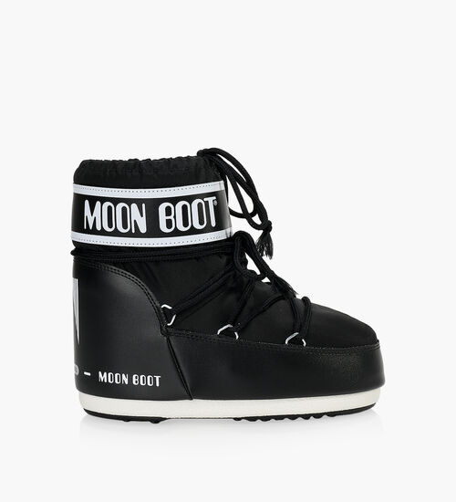 Moon Boot Icon Faux Fur S in Black