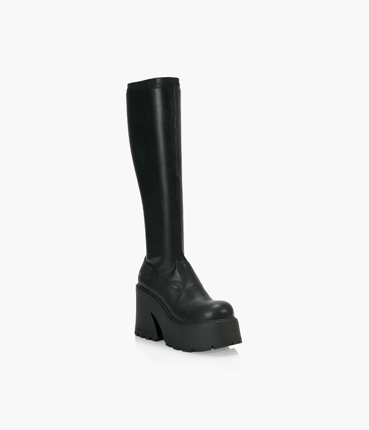 Black and sale white sock boots