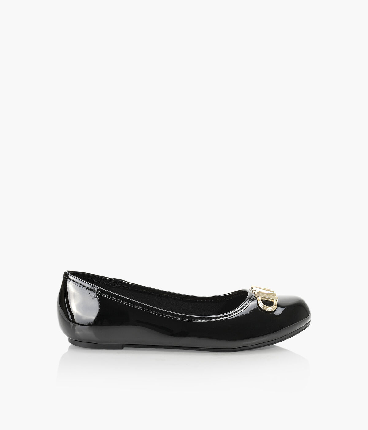MICHAEL MICHAEL KORS EMPIRE FLAT Black Browns Shoes