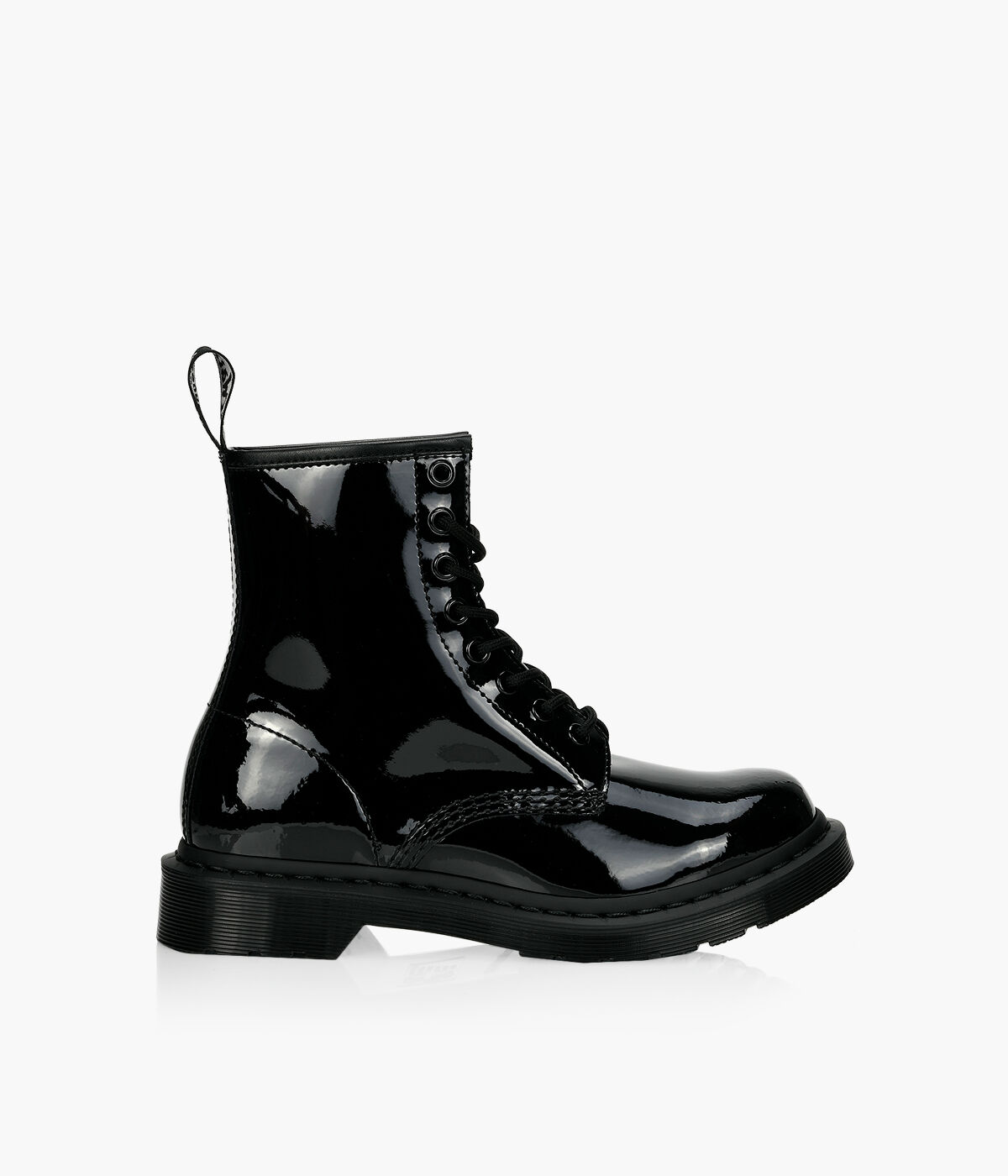 DR. MARTENS MONO 1460 PATENT LACEUP Black Patent Leather